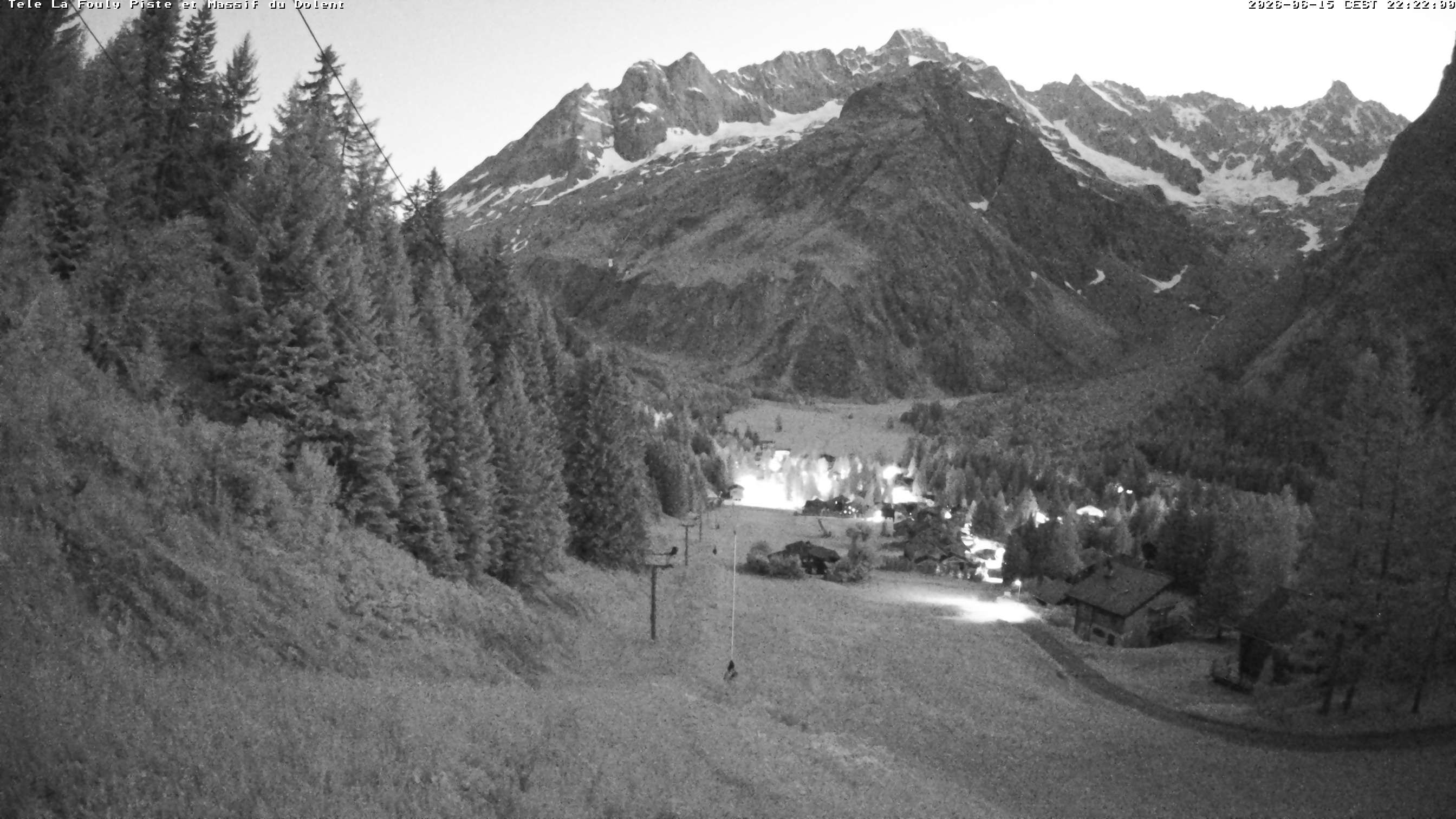 La Fouly › Südwesten: Glacier de l'A Neuve - Mont Dolent - Mont Blanc massif