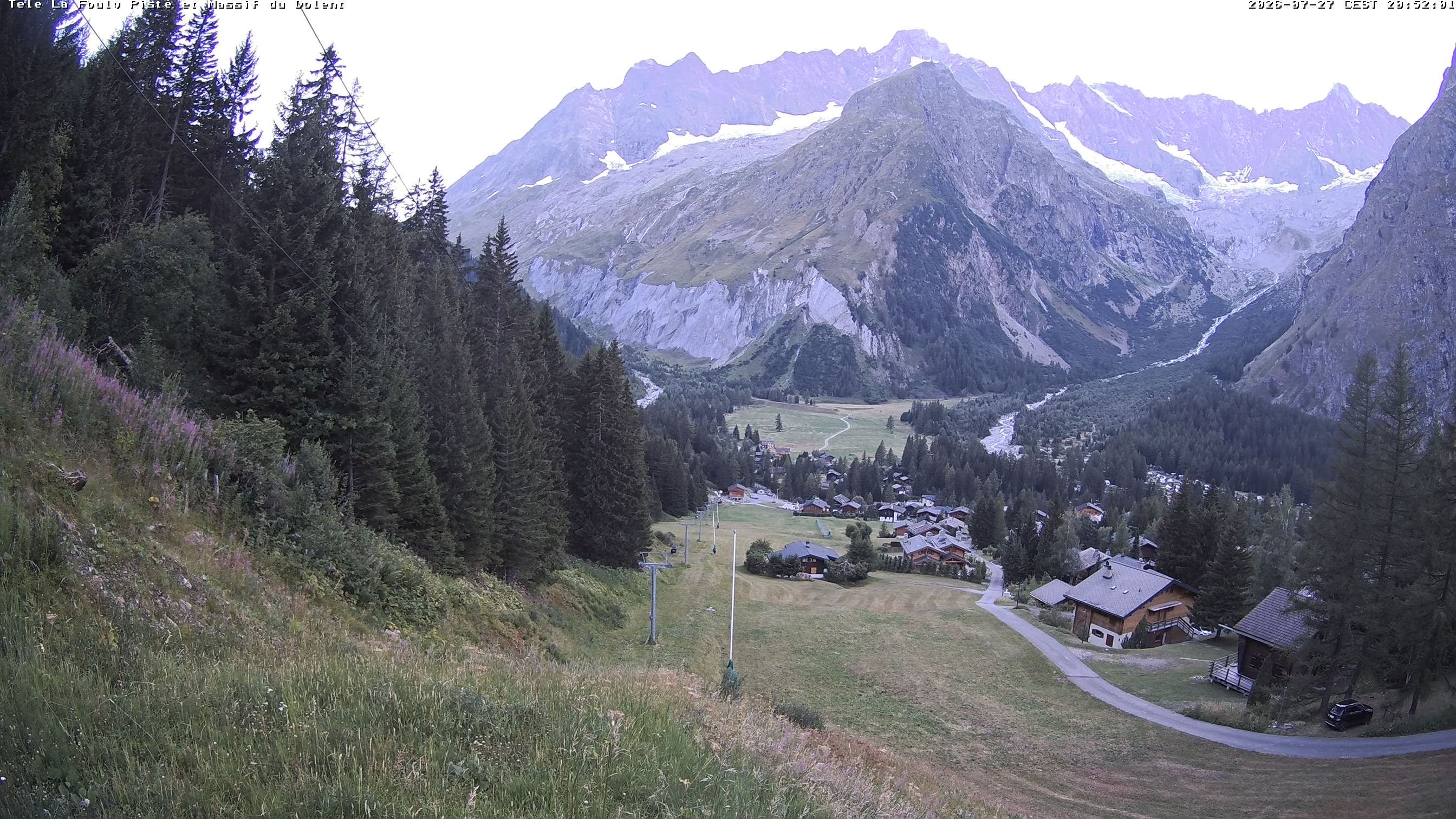 La Fouly › Südwesten: Glacier de l'A Neuve - Mont Dolent - Mont Blanc massif