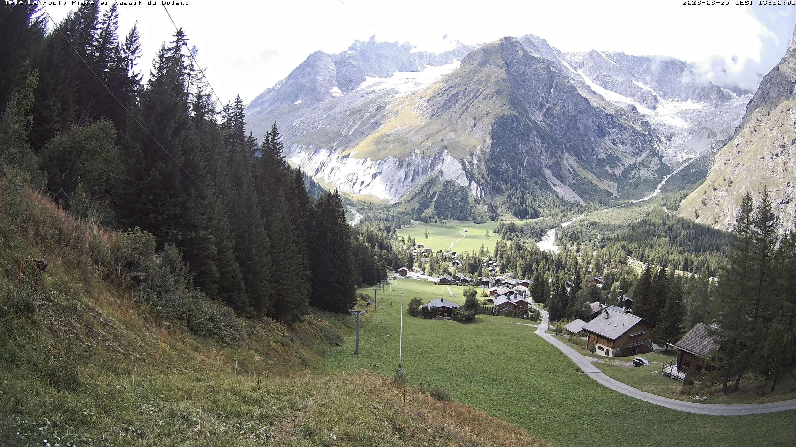 La Fouly › Südwesten: Glacier de l'A Neuve - Mont Dolent - Mont Blanc massif