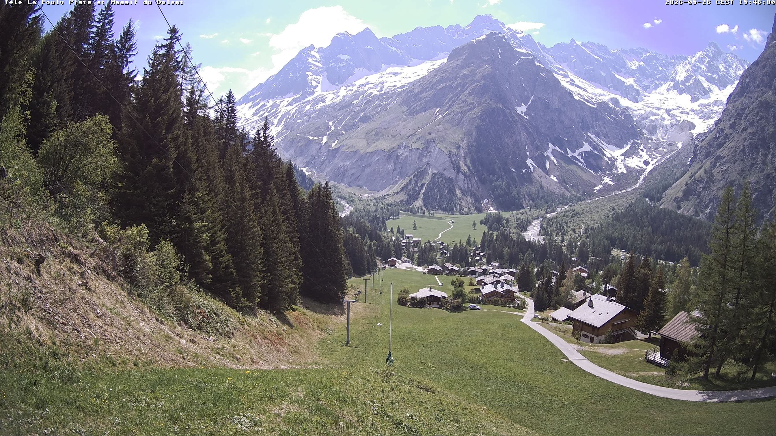 La Fouly › Südwesten: Glacier de l'A Neuve - Mont Dolent - Mont Blanc massif