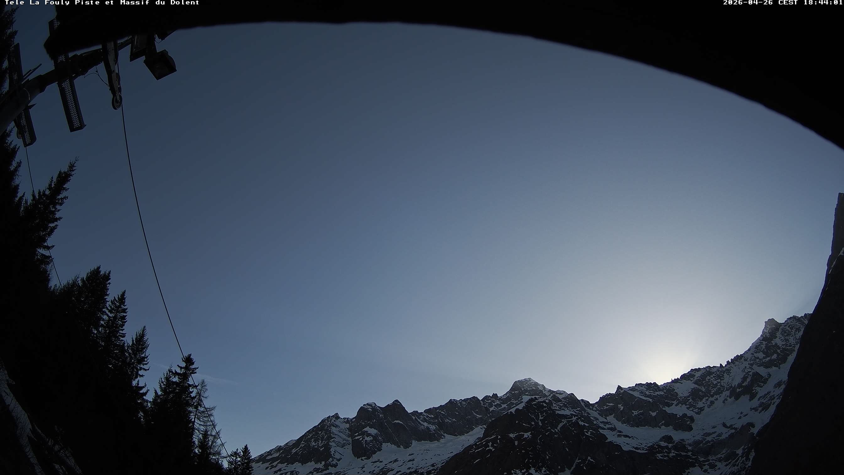 La Fouly › Südwesten: Glacier de l'A Neuve - Mont Dolent - Mont Blanc massif
