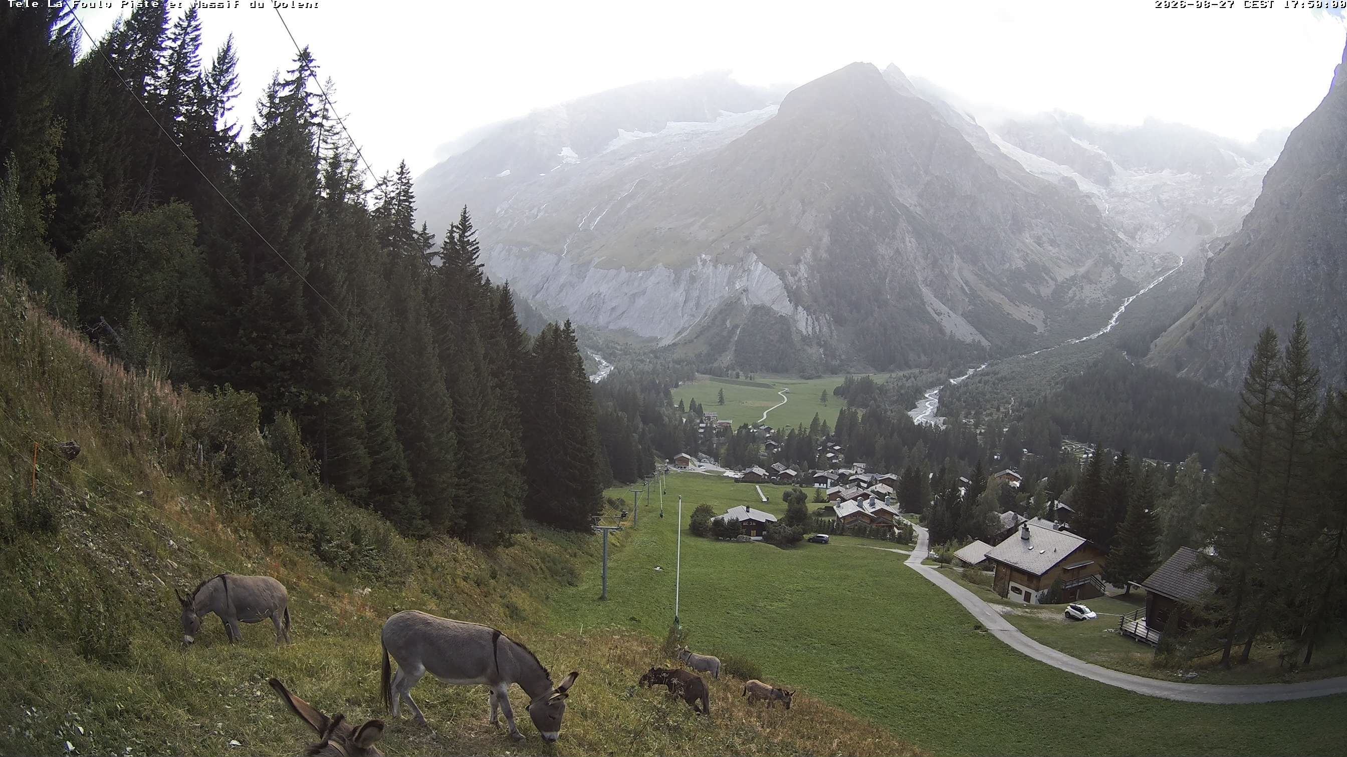 La Fouly › Südwesten: Glacier de l'A Neuve - Mont Dolent - Mont Blanc massif