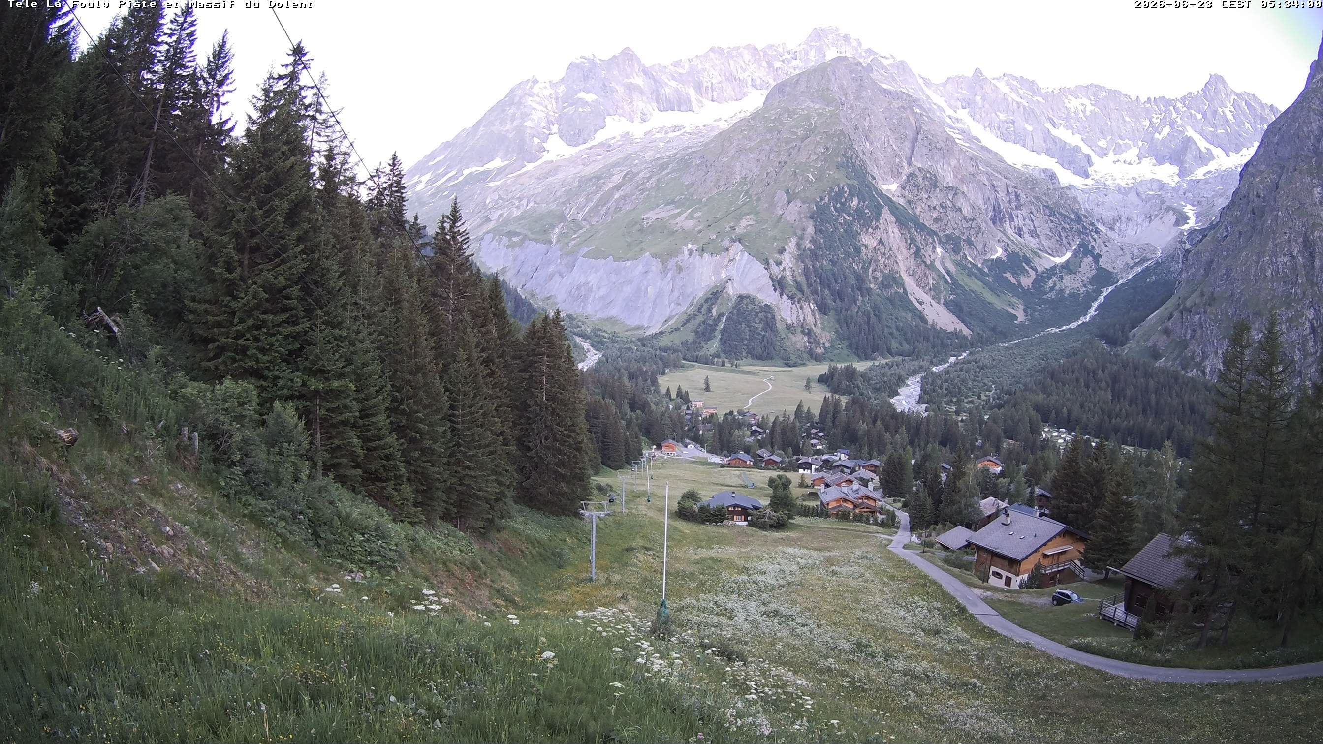 La Fouly › Südwesten: Glacier de l'A Neuve - Mont Dolent - Mont Blanc massif