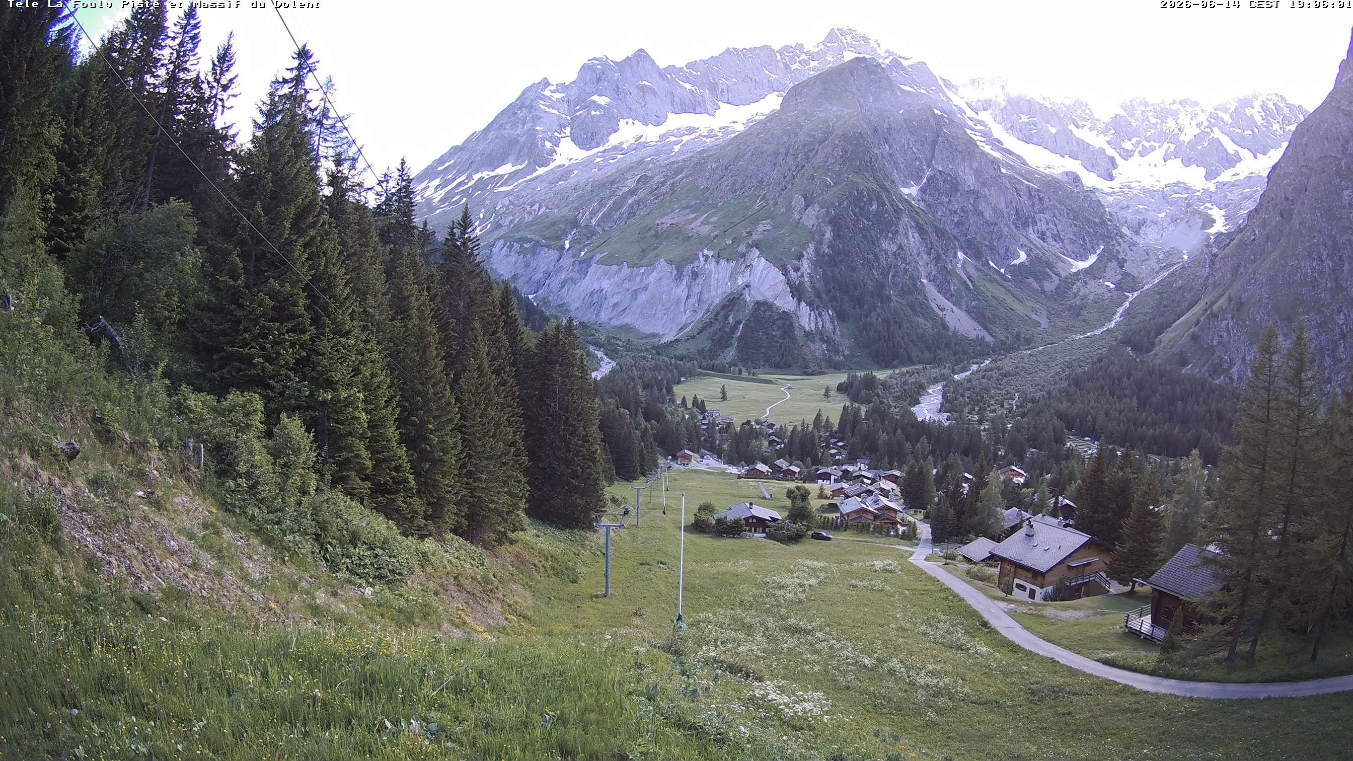 La Fouly › Südwesten: Glacier de l'A Neuve - Mont Dolent - Mont Blanc massif