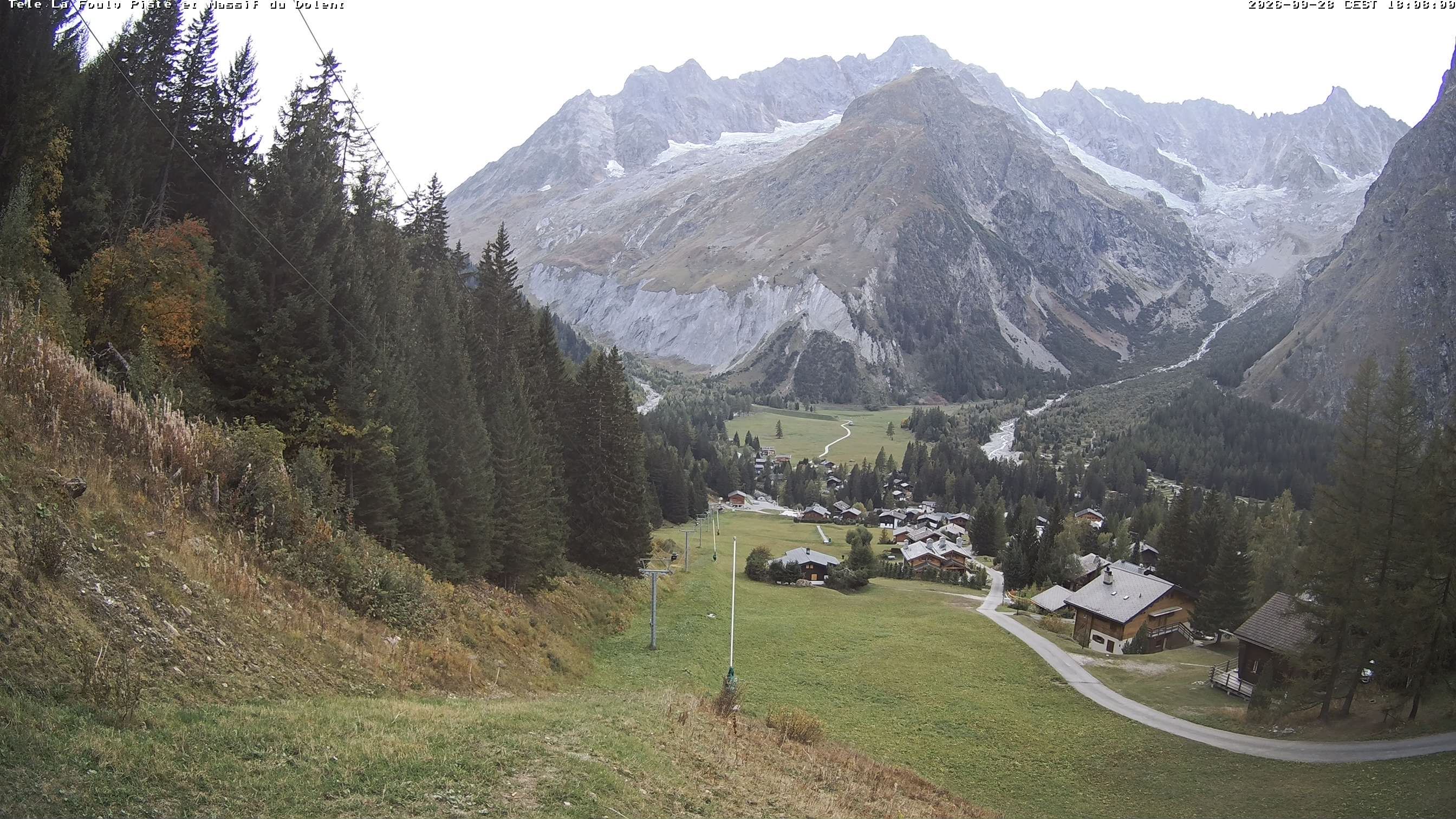 La Fouly › Südwesten: Glacier de l'A Neuve - Mont Dolent - Mont Blanc massif