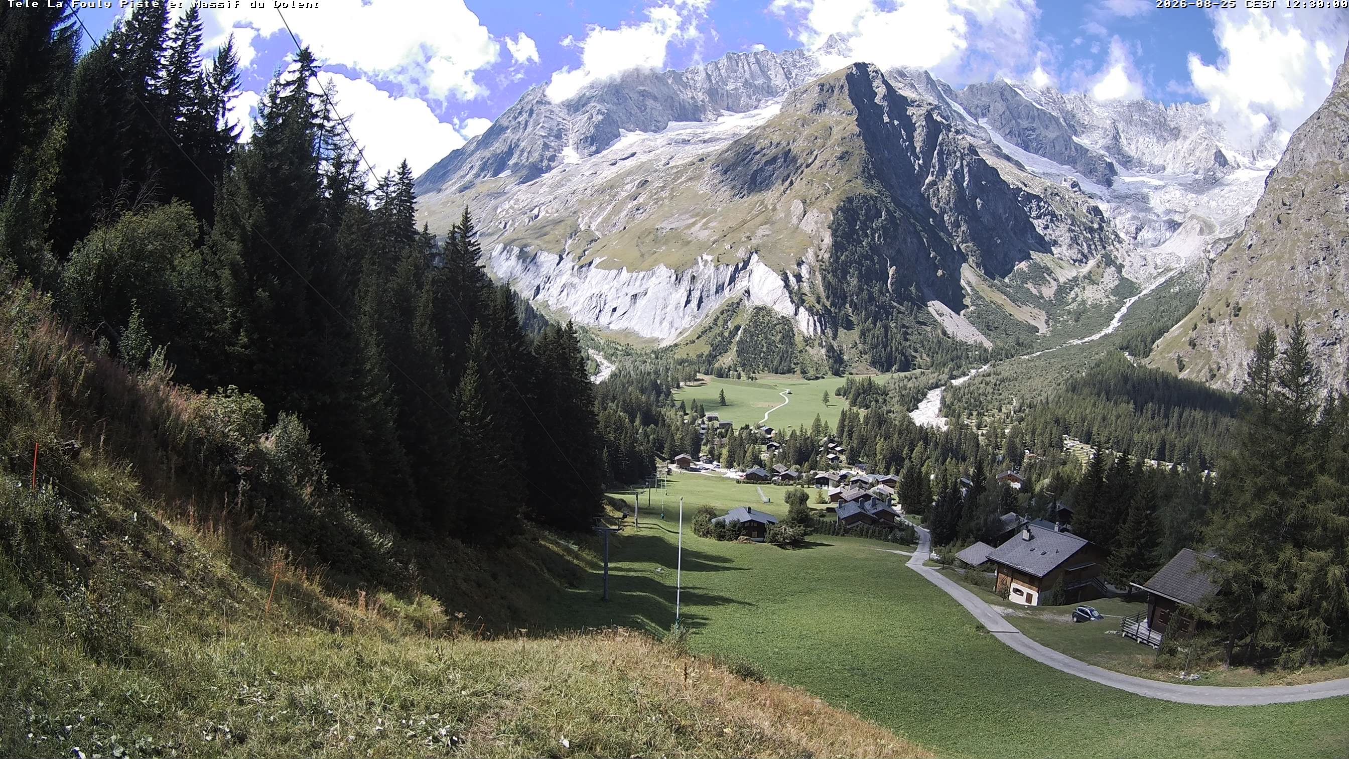 La Fouly › Südwesten: Glacier de l'A Neuve - Mont Dolent - Mont Blanc massif
