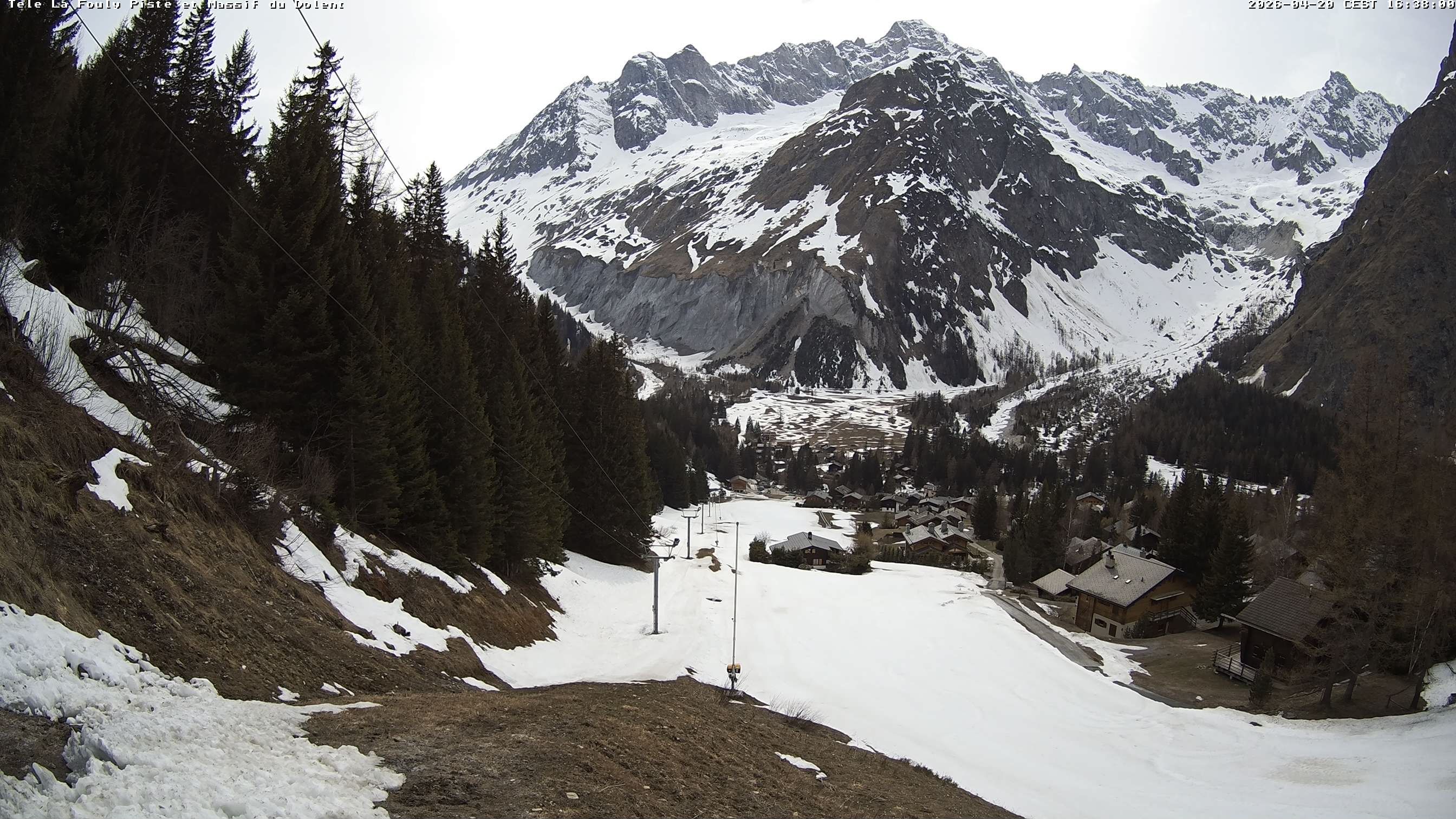 La Fouly › Südwesten: Glacier de l'A Neuve - Mont Dolent - Mont Blanc massif