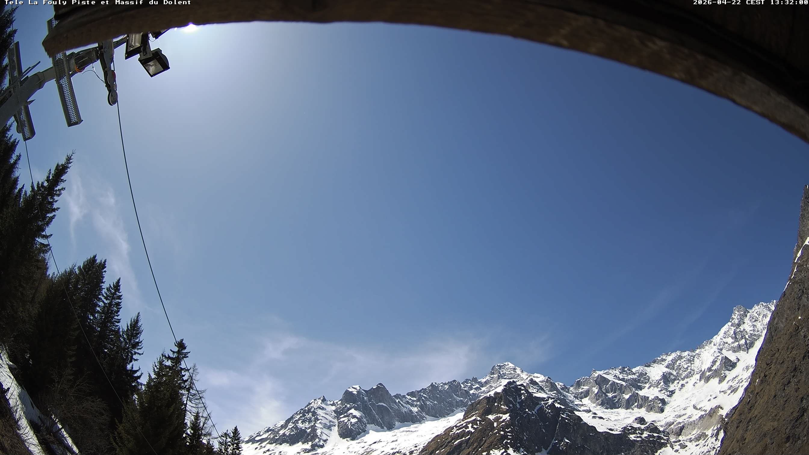 La Fouly › Südwesten: Glacier de l'A Neuve - Mont Dolent - Mont Blanc massif