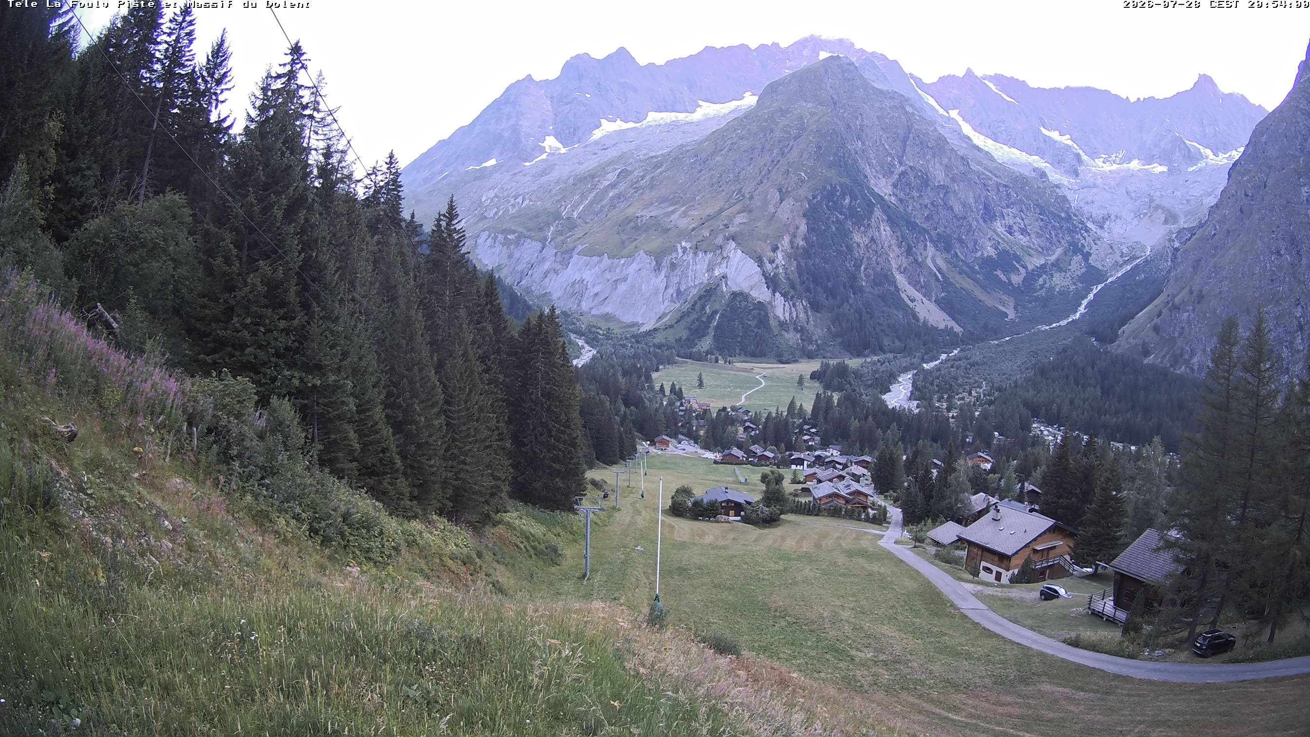 La Fouly › Südwesten: Glacier de l'A Neuve - Mont Dolent - Mont Blanc massif