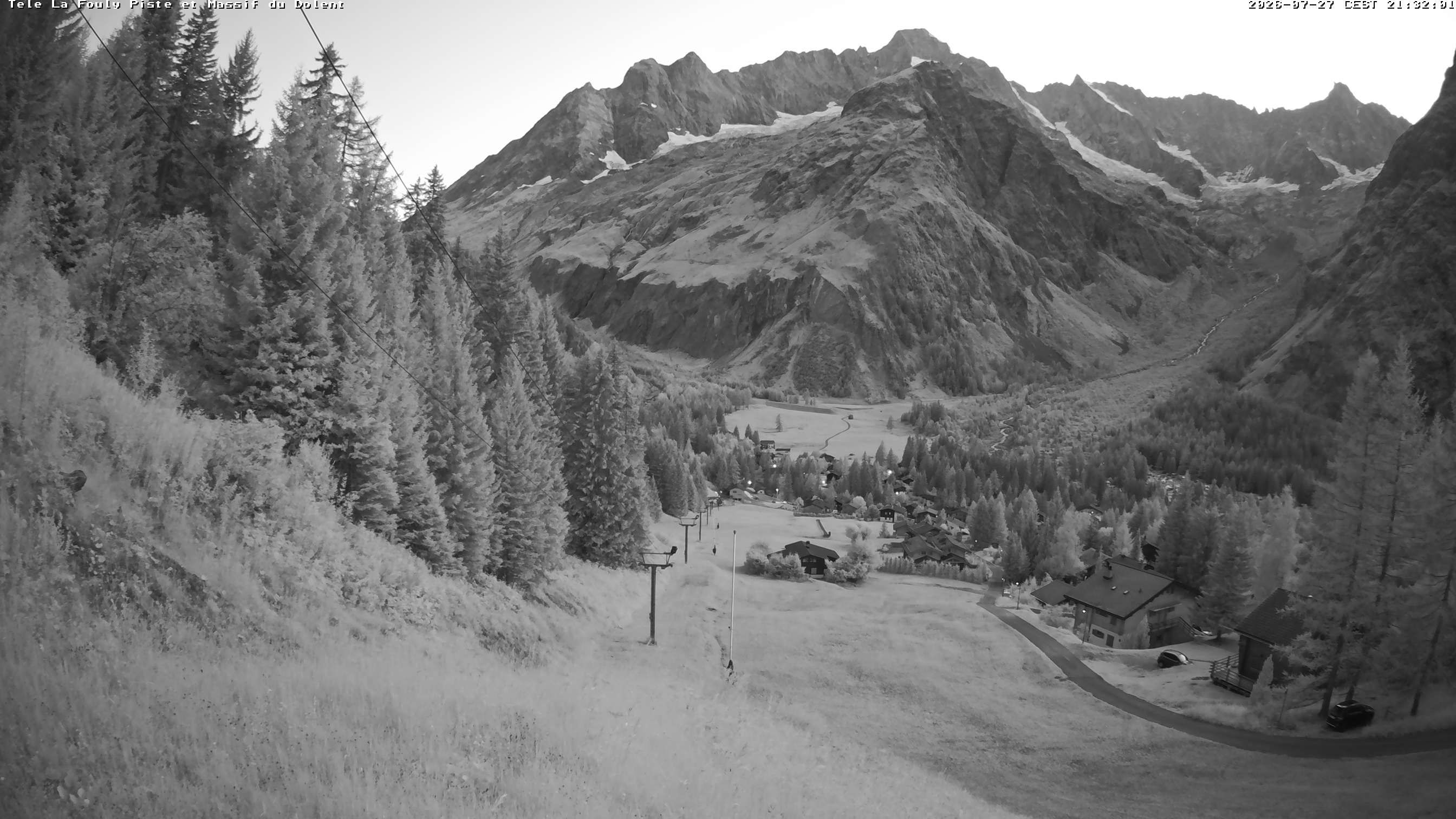 La Fouly › Südwesten: Glacier de l'A Neuve - Mont Dolent - Mont Blanc massif
