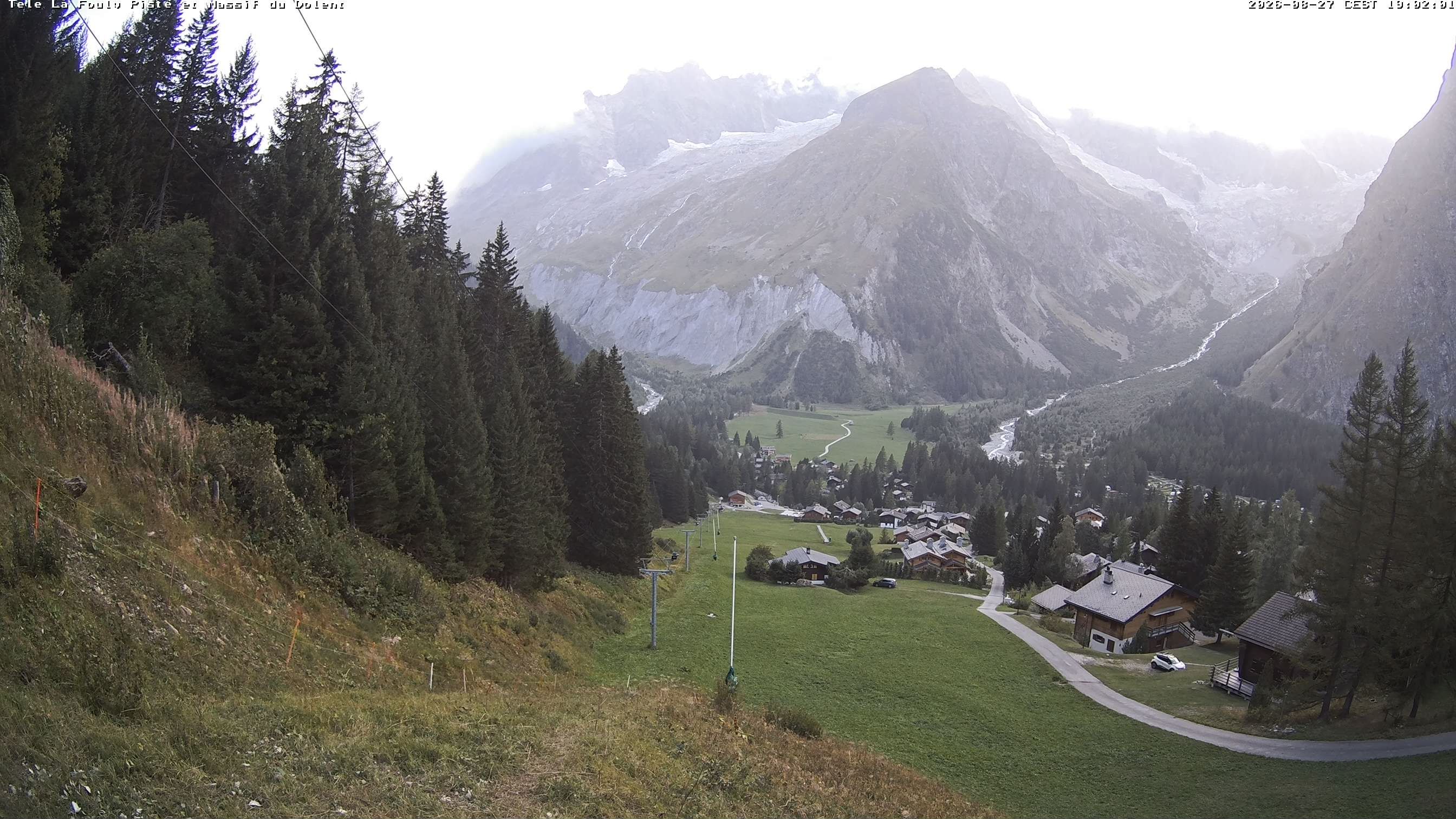 La Fouly › Südwesten: Glacier de l'A Neuve - Mont Dolent - Mont Blanc massif