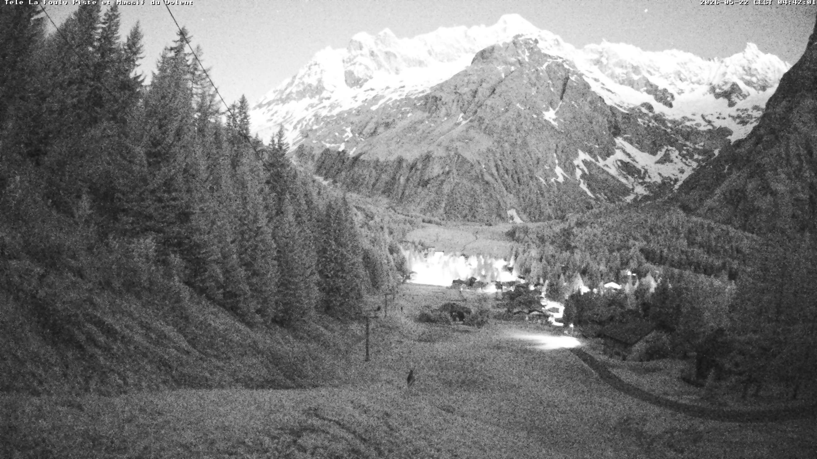 La Fouly › Südwesten: Glacier de l'A Neuve - Mont Dolent - Mont Blanc massif