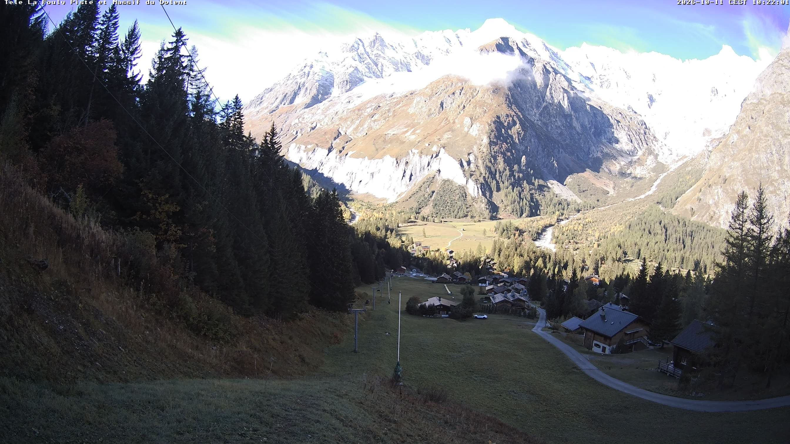 La Fouly › Südwesten: Glacier de l'A Neuve - Mont Dolent - Mont Blanc massif