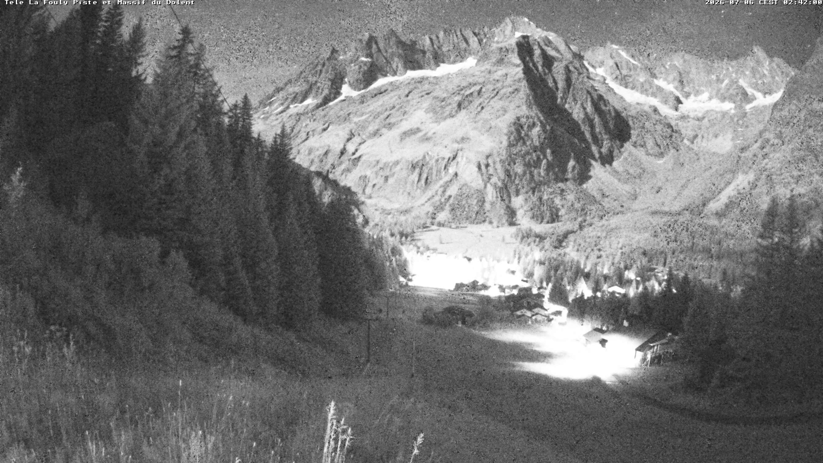 La Fouly › Südwesten: Glacier de l'A Neuve - Mont Dolent - Mont Blanc massif