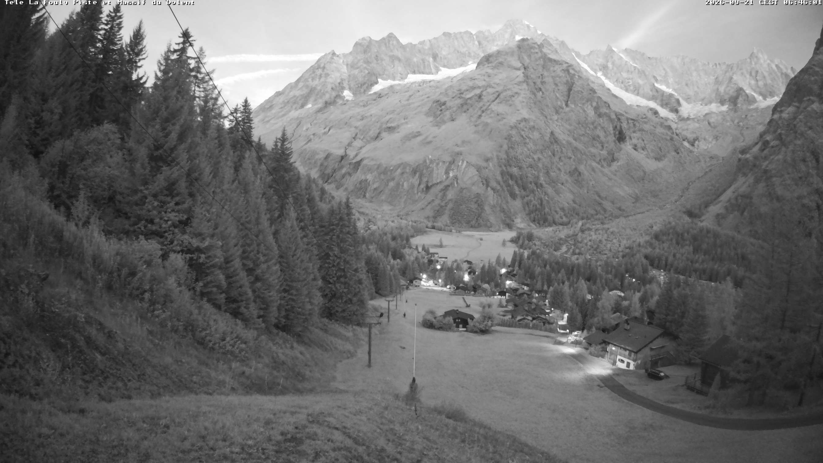 La Fouly › Südwesten: Glacier de l'A Neuve - Mont Dolent - Mont Blanc massif