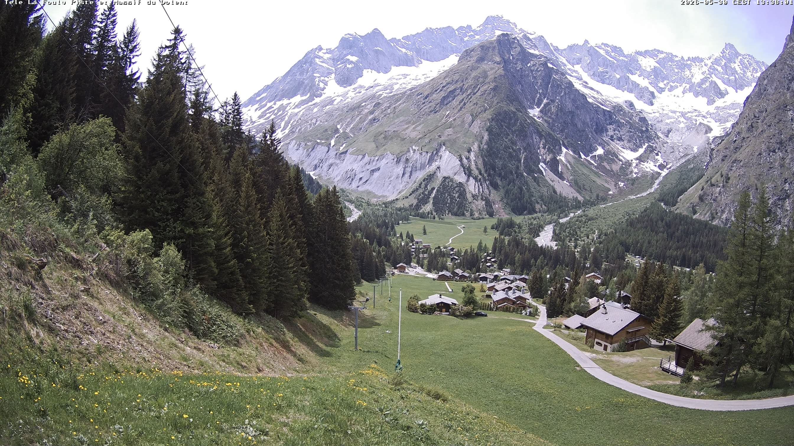 La Fouly › Südwesten: Glacier de l'A Neuve - Mont Dolent - Mont Blanc massif