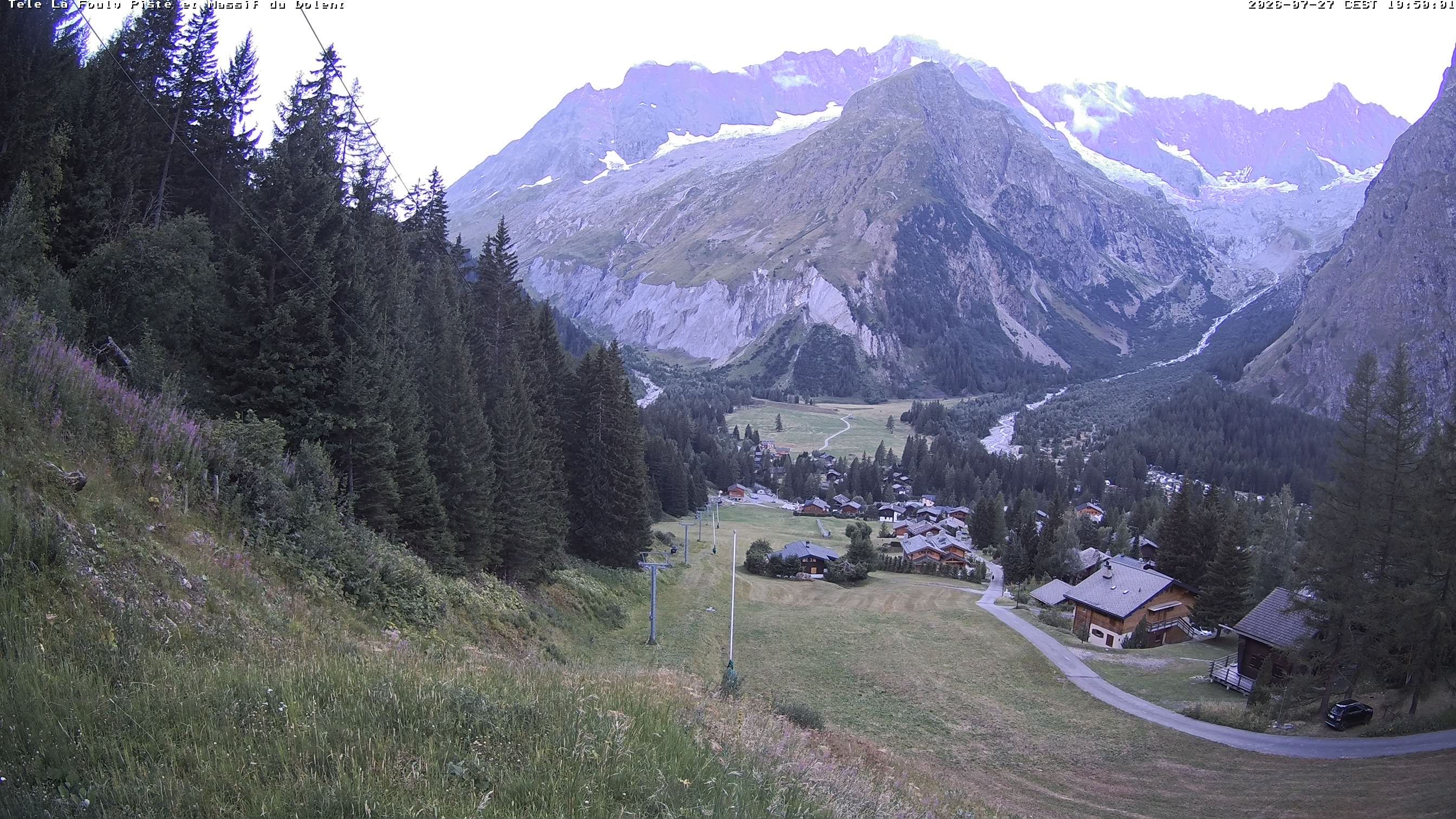 La Fouly › Südwesten: Glacier de l'A Neuve - Mont Dolent - Mont Blanc massif