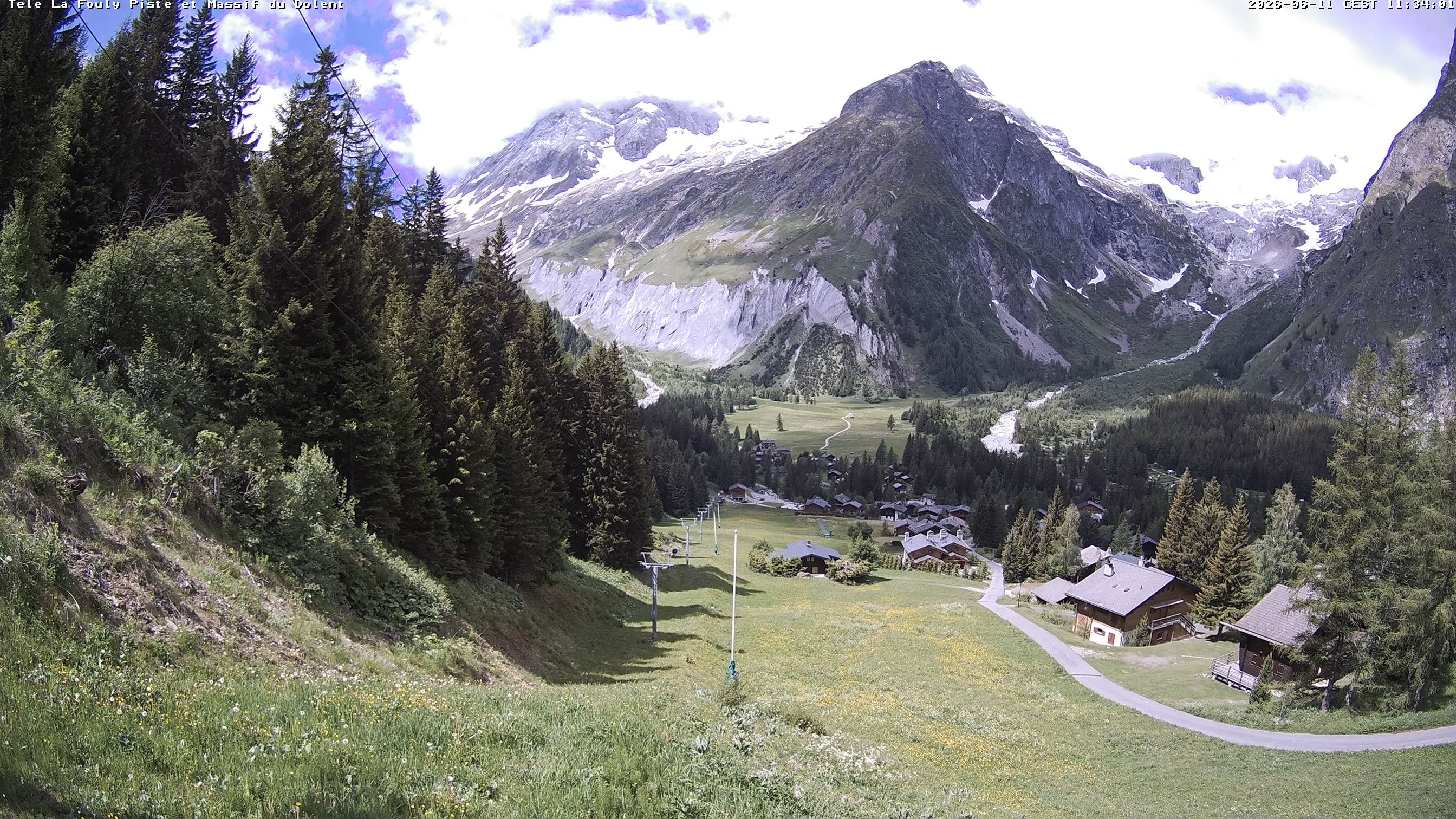 La Fouly › Südwesten: Glacier de l'A Neuve - Mont Dolent - Mont Blanc massif