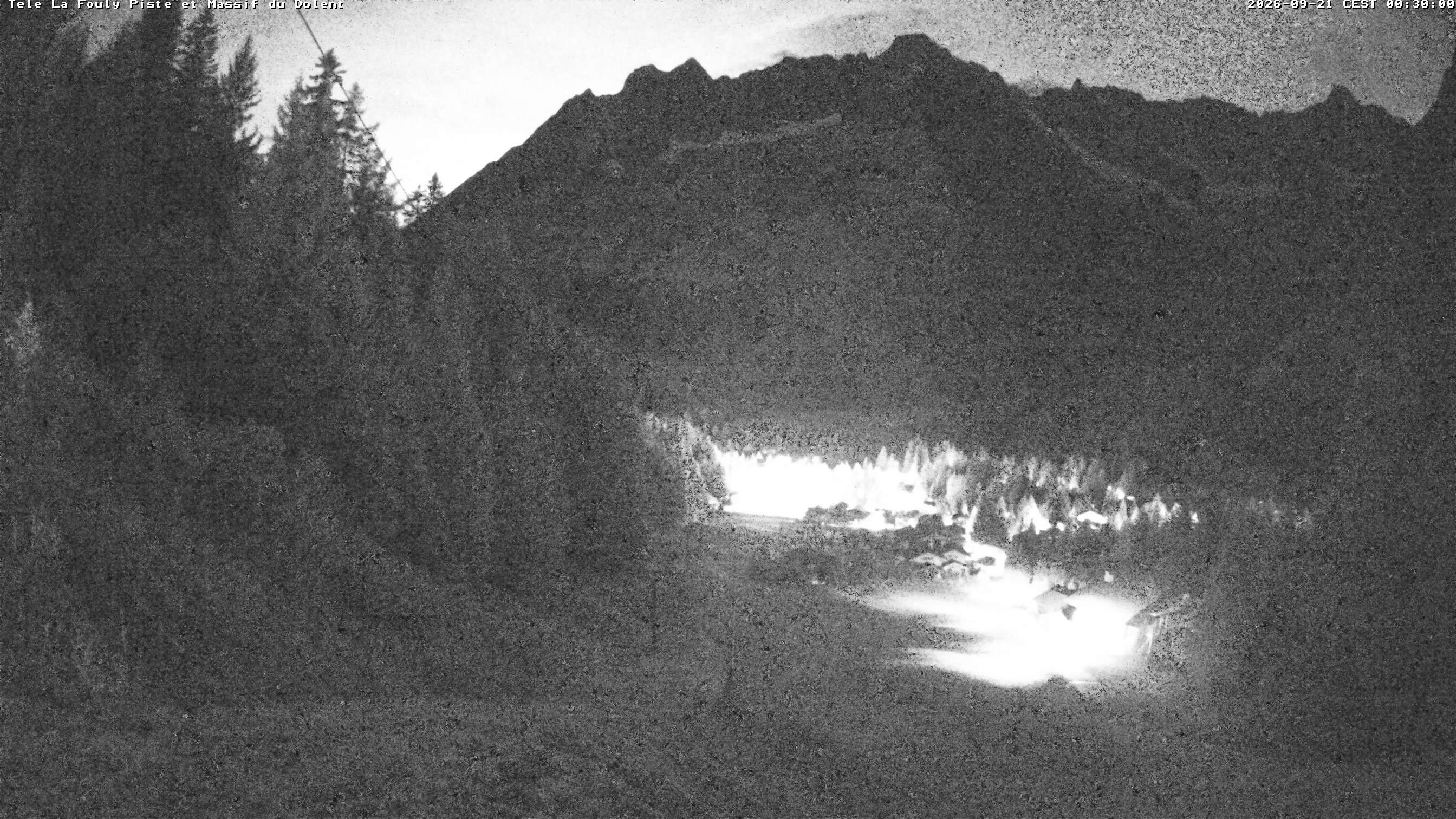 La Fouly › Südwesten: Glacier de l'A Neuve - Mont Dolent - Mont Blanc massif
