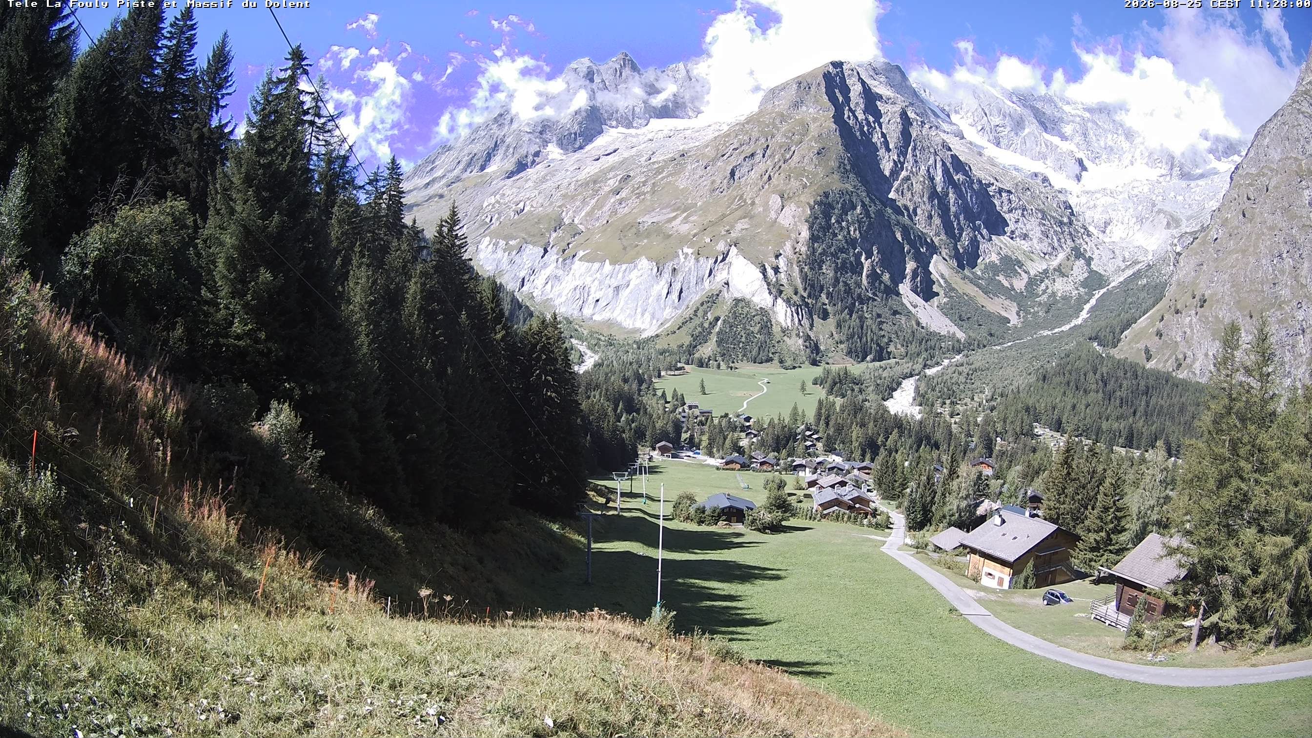 La Fouly › Südwesten: Glacier de l'A Neuve - Mont Dolent - Mont Blanc massif