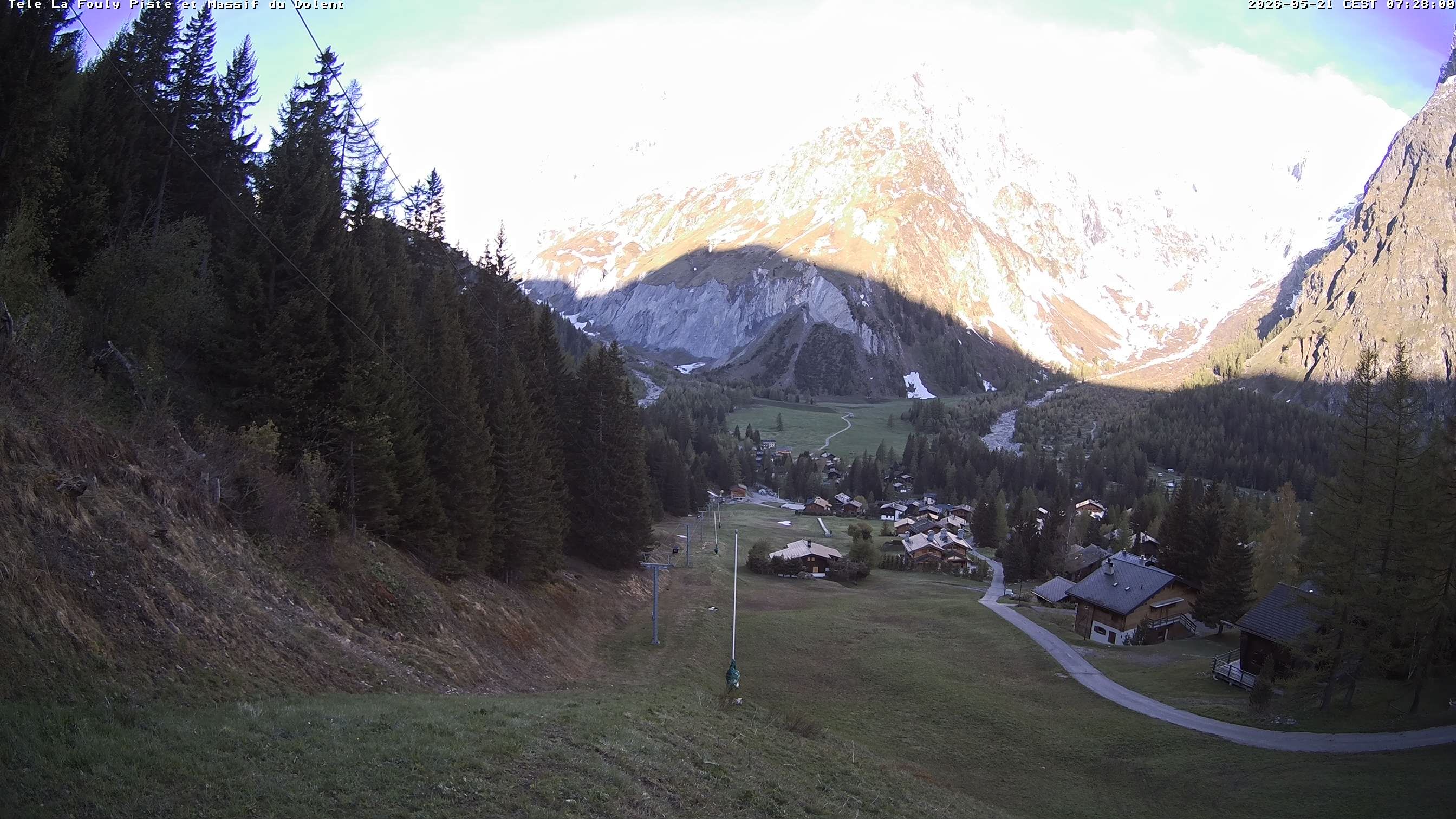 La Fouly › Südwesten: Glacier de l'A Neuve - Mont Dolent - Mont Blanc massif