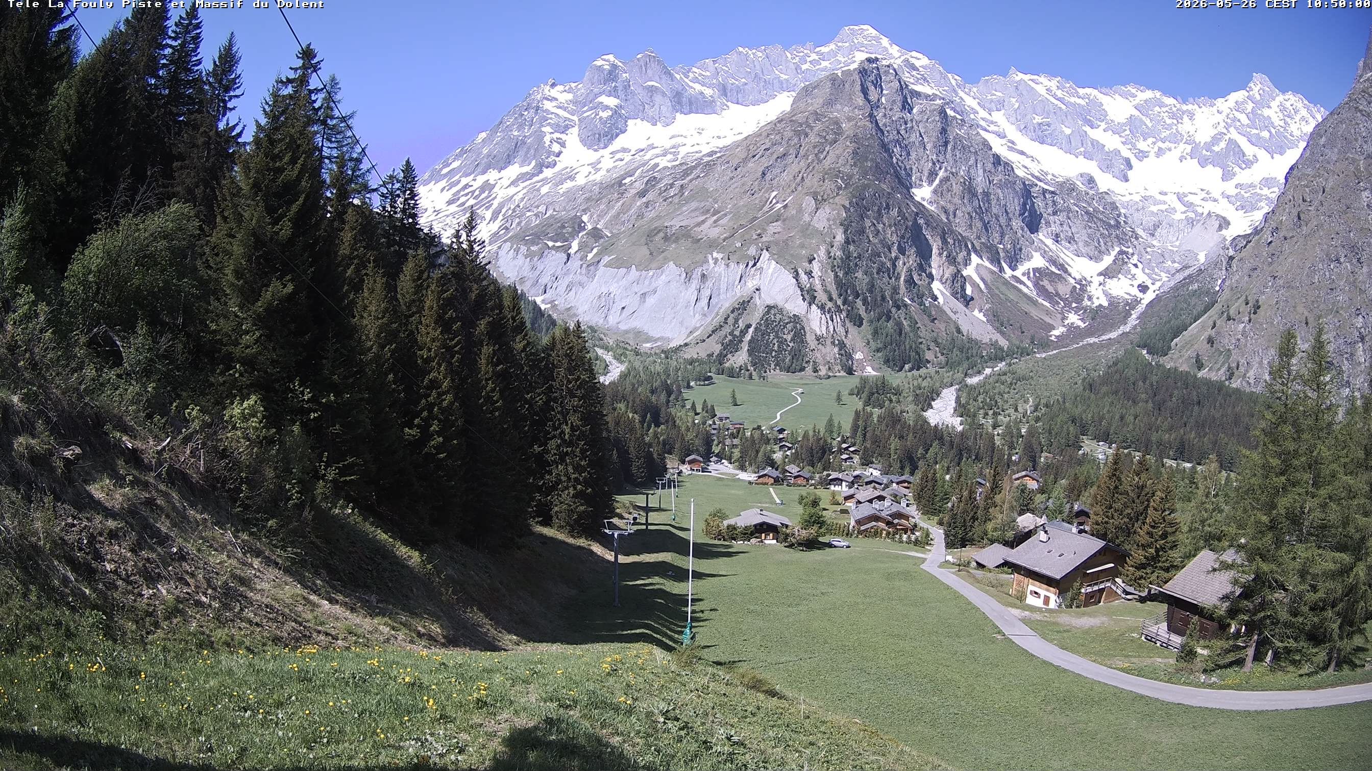 La Fouly › Südwesten: Glacier de l'A Neuve - Mont Dolent - Mont Blanc massif
