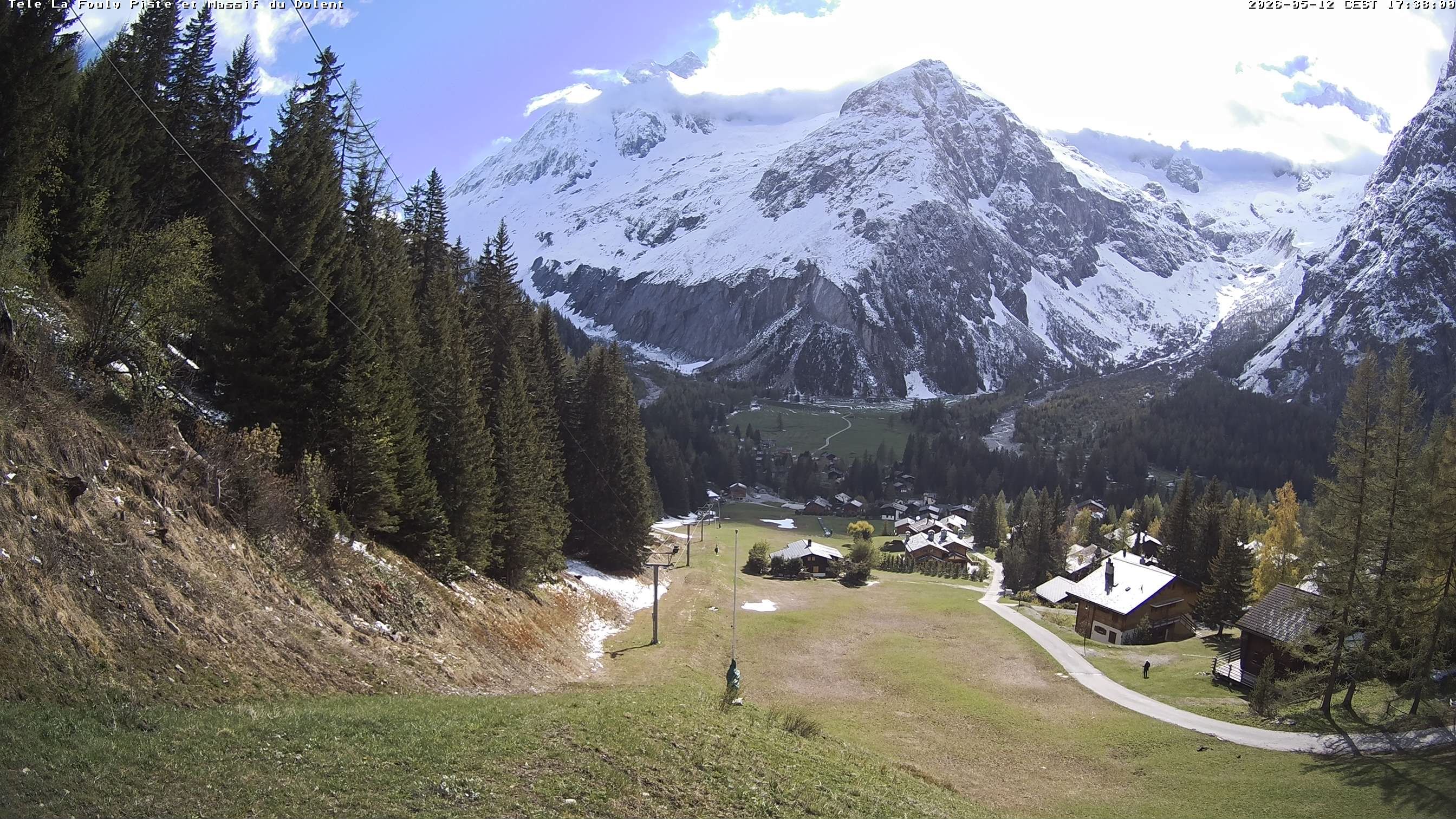 La Fouly › Südwesten: Glacier de l'A Neuve - Mont Dolent - Mont Blanc massif