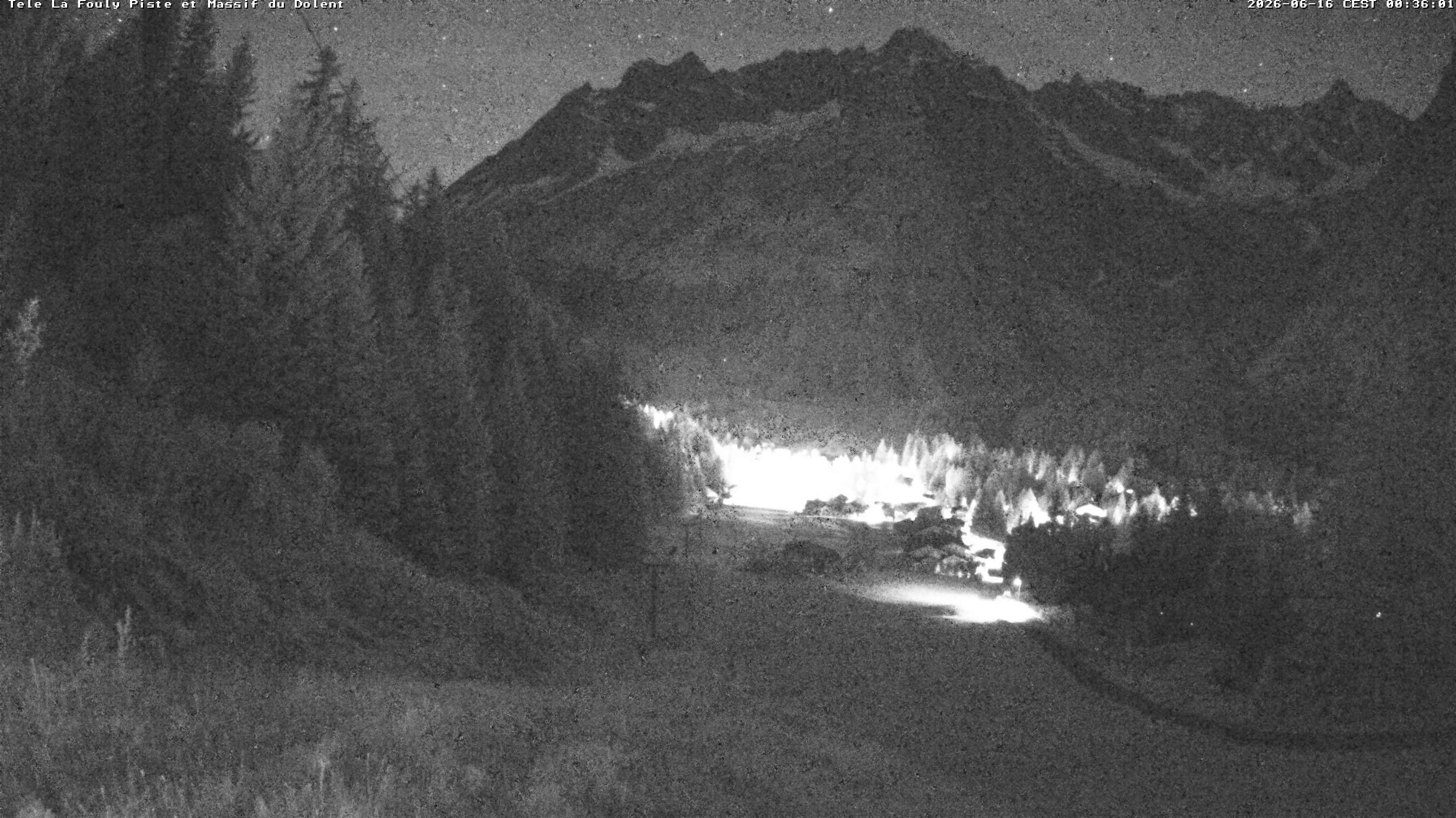La Fouly › Südwesten: Glacier de l'A Neuve - Mont Dolent - Mont Blanc massif