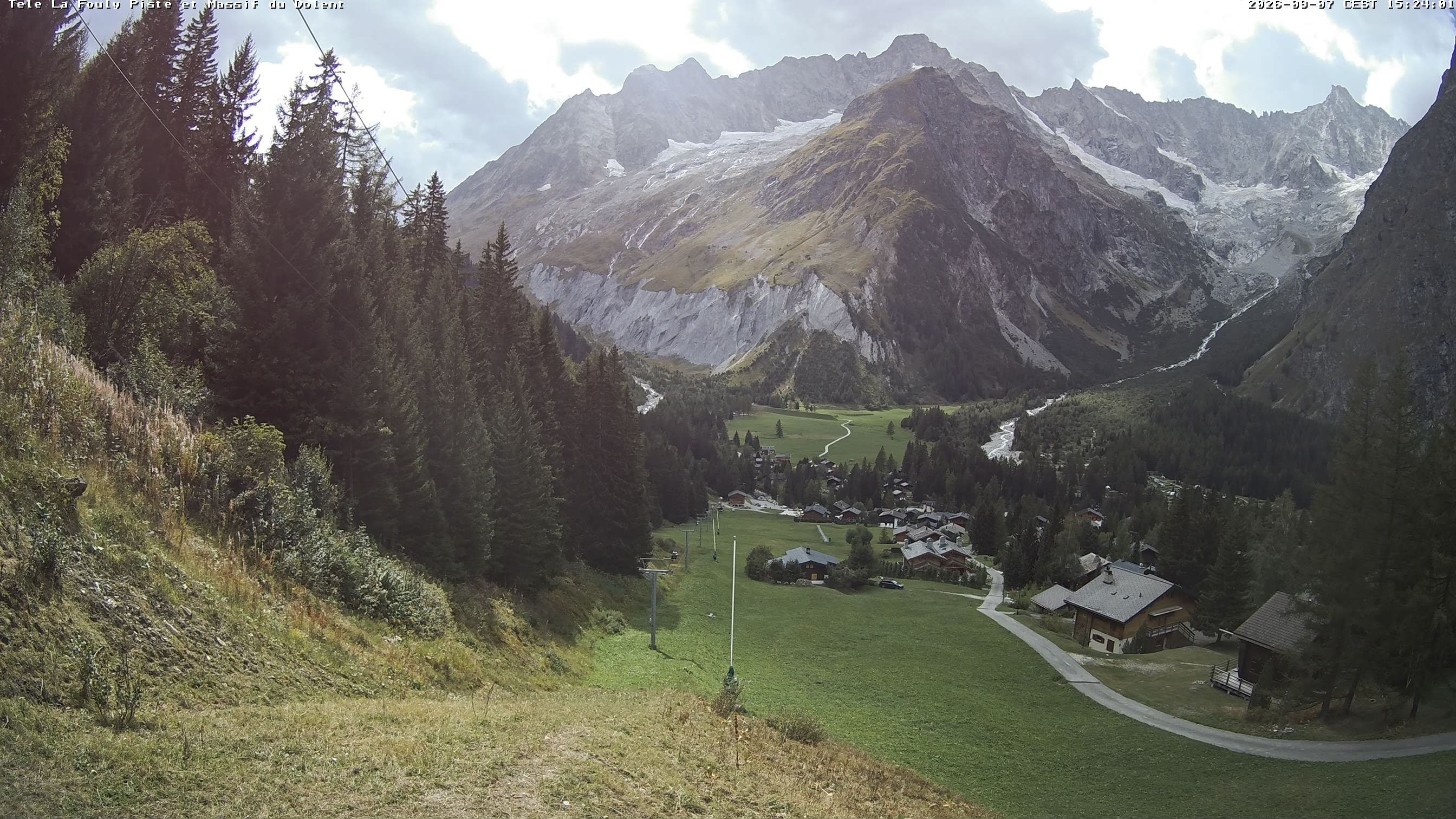 La Fouly › Südwesten: Glacier de l'A Neuve - Mont Dolent - Mont Blanc massif