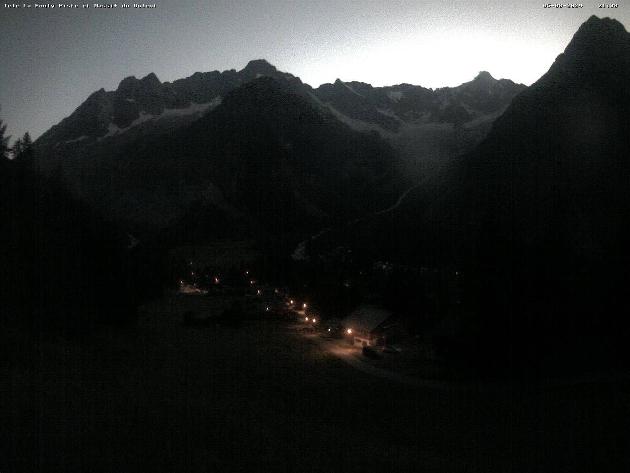 La Fouly › Süd-West: Glacier de l'A Neuve - Mont Dolent - Mont Blanc massif