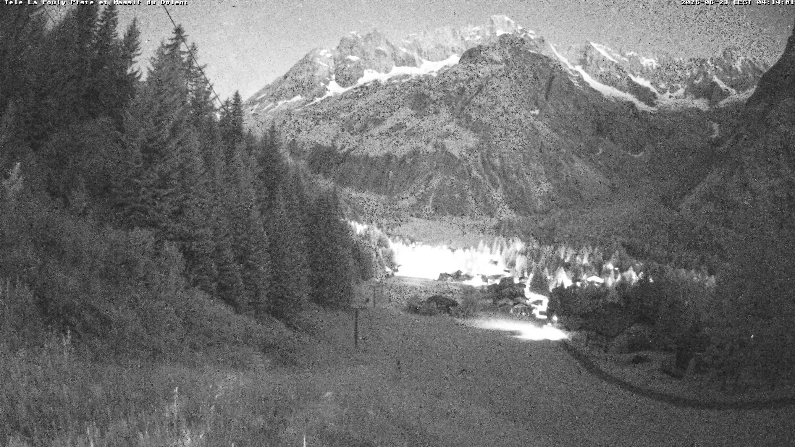 La Fouly › Südwesten: Glacier de l'A Neuve - Mont Dolent - Mont Blanc massif