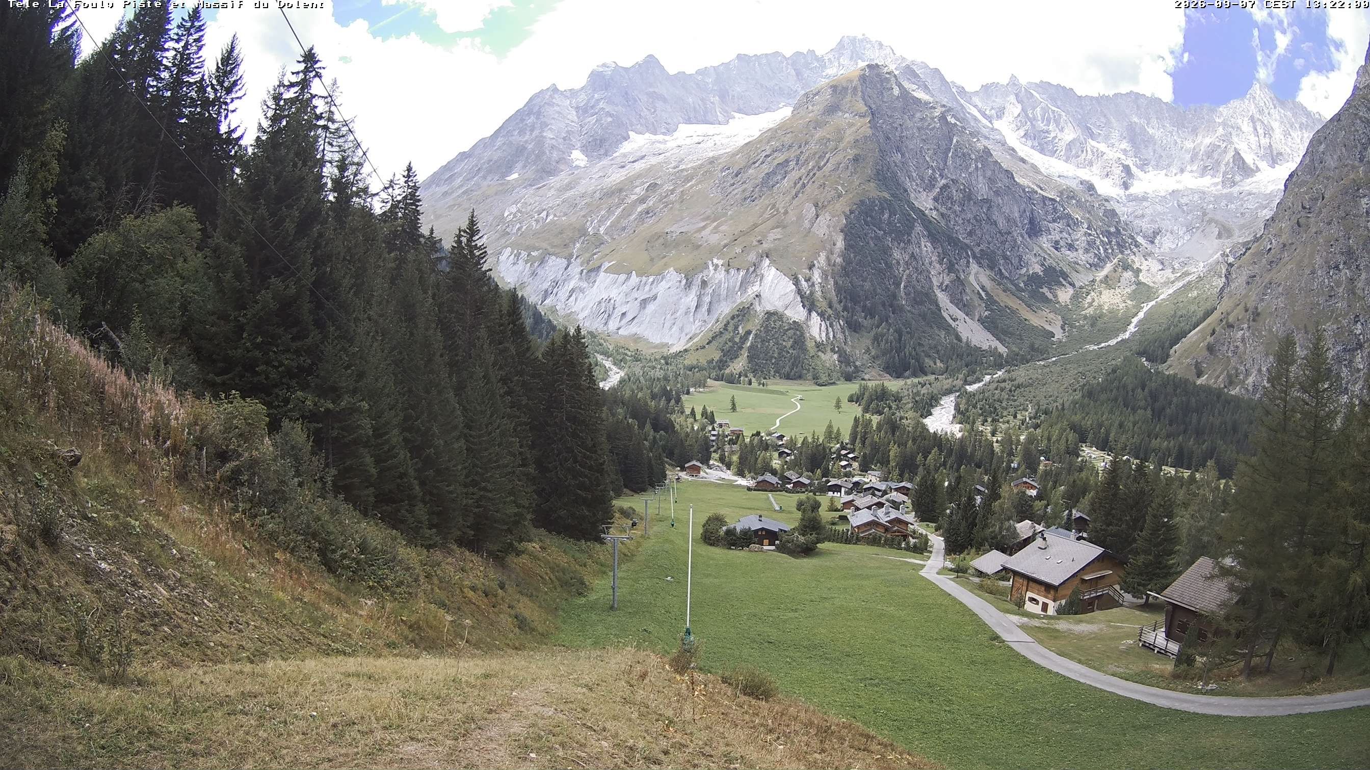 La Fouly › Südwesten: Glacier de l'A Neuve - Mont Dolent - Mont Blanc massif