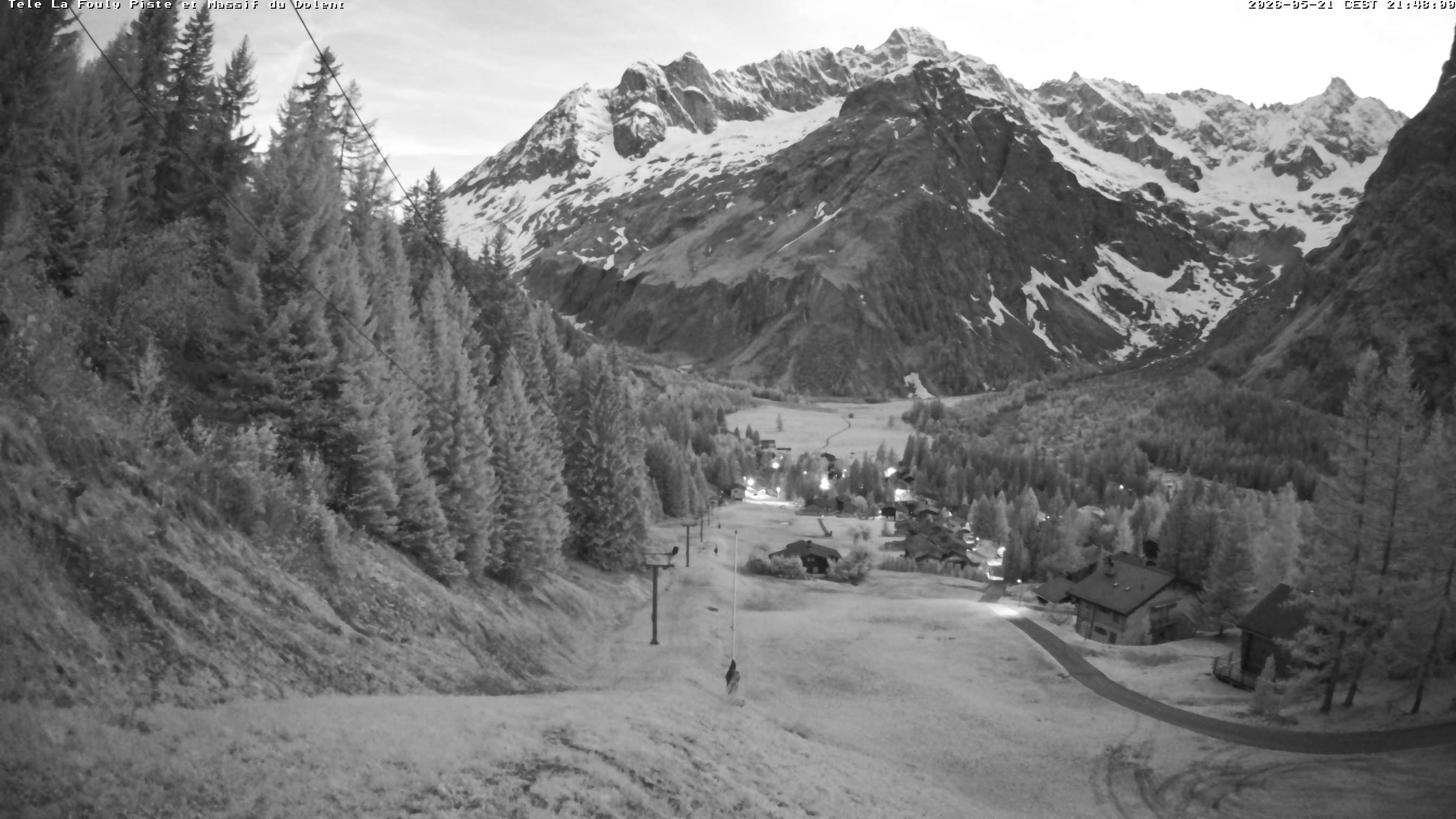 La Fouly › Südwesten: Glacier de l'A Neuve - Mont Dolent - Mont Blanc massif