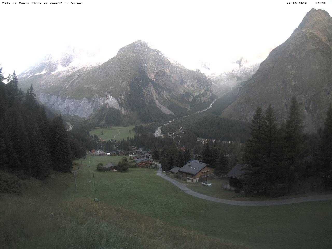 La Fouly › Süd-West: Glacier de l'A Neuve - Mont Dolent - Mont Blanc massif