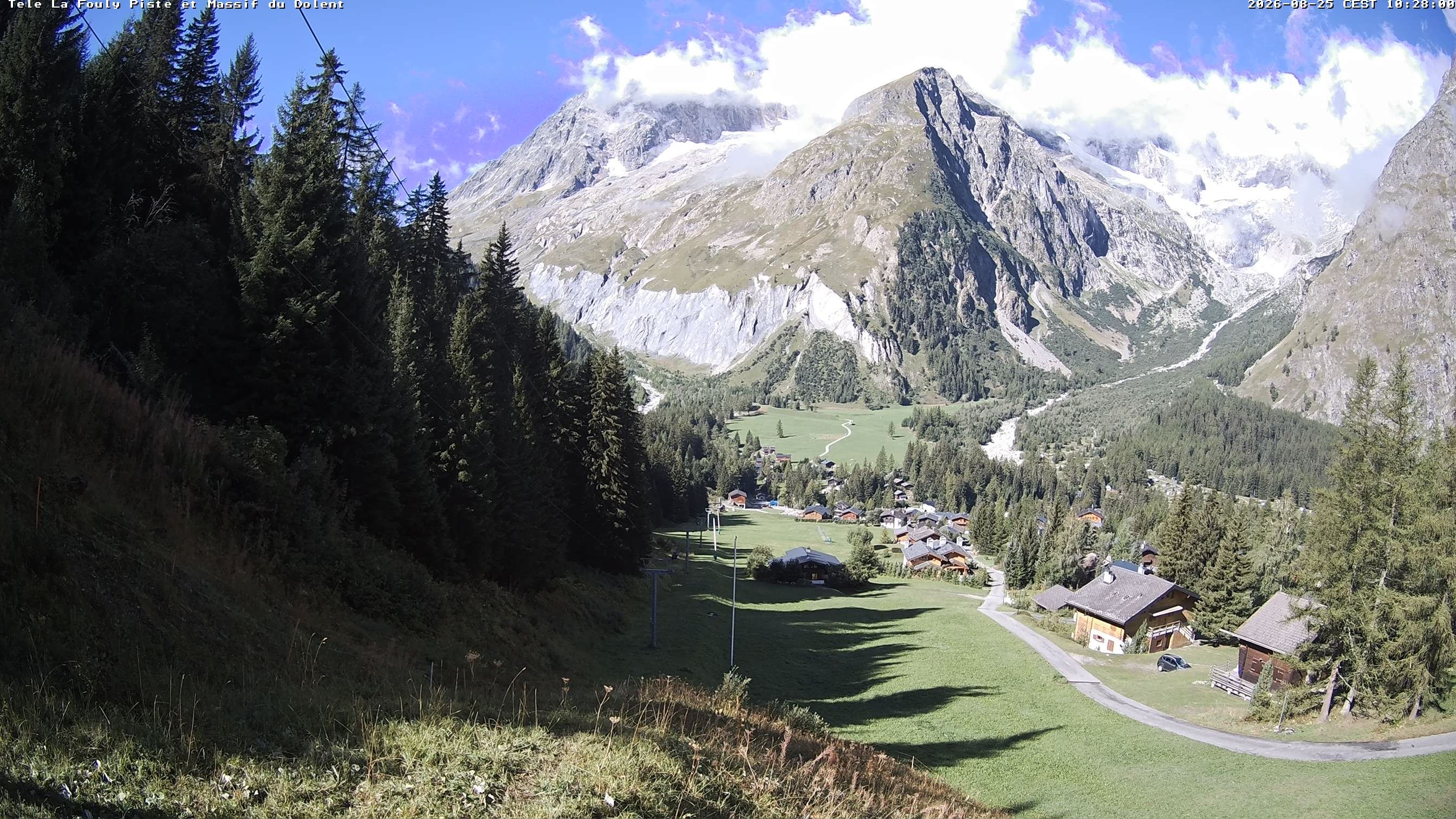 La Fouly › Südwesten: Glacier de l'A Neuve - Mont Dolent - Mont Blanc massif
