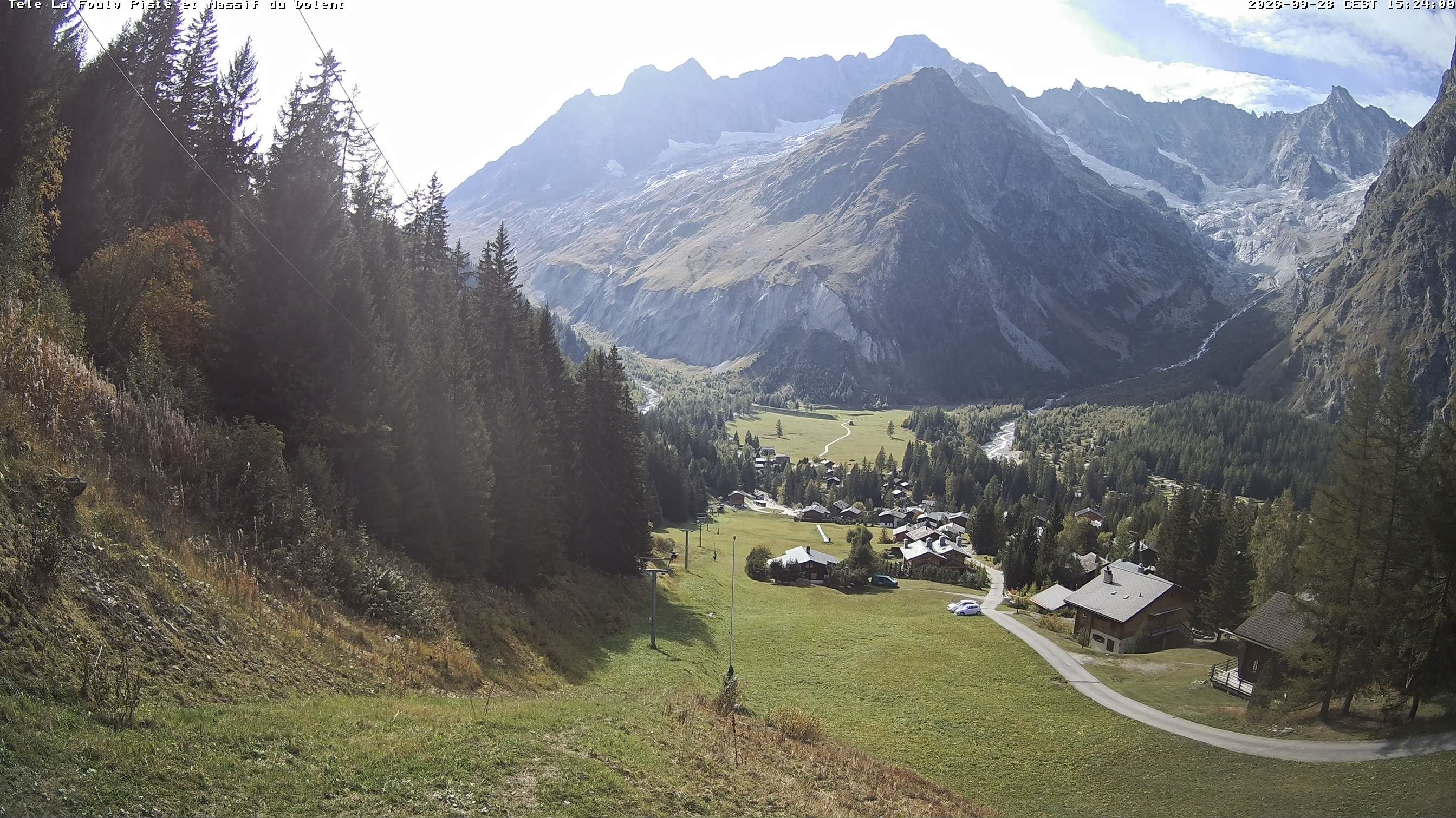 La Fouly › Südwesten: Glacier de l'A Neuve - Mont Dolent - Mont Blanc massif