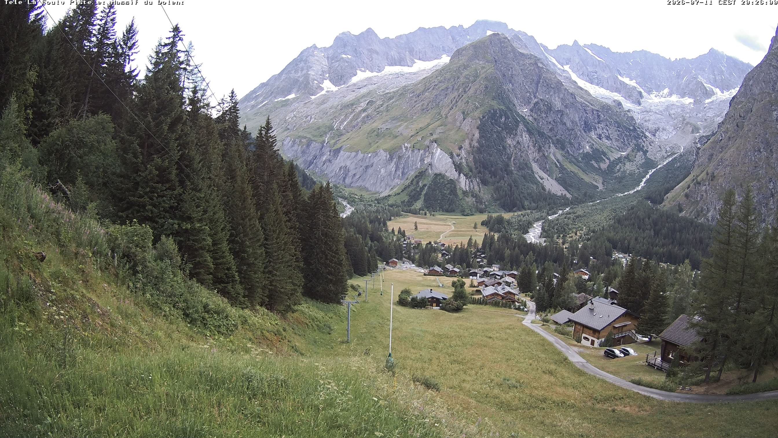 La Fouly › Südwesten: Glacier de l'A Neuve - Mont Dolent - Mont Blanc massif