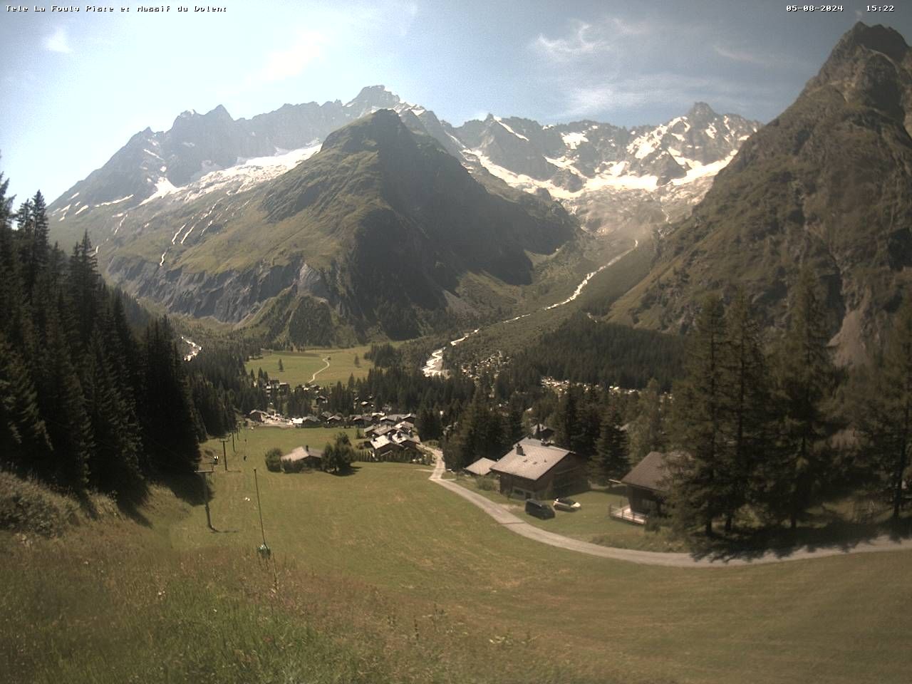 La Fouly › Süd-West: Glacier de l'A Neuve - Mont Dolent - Mont Blanc massif