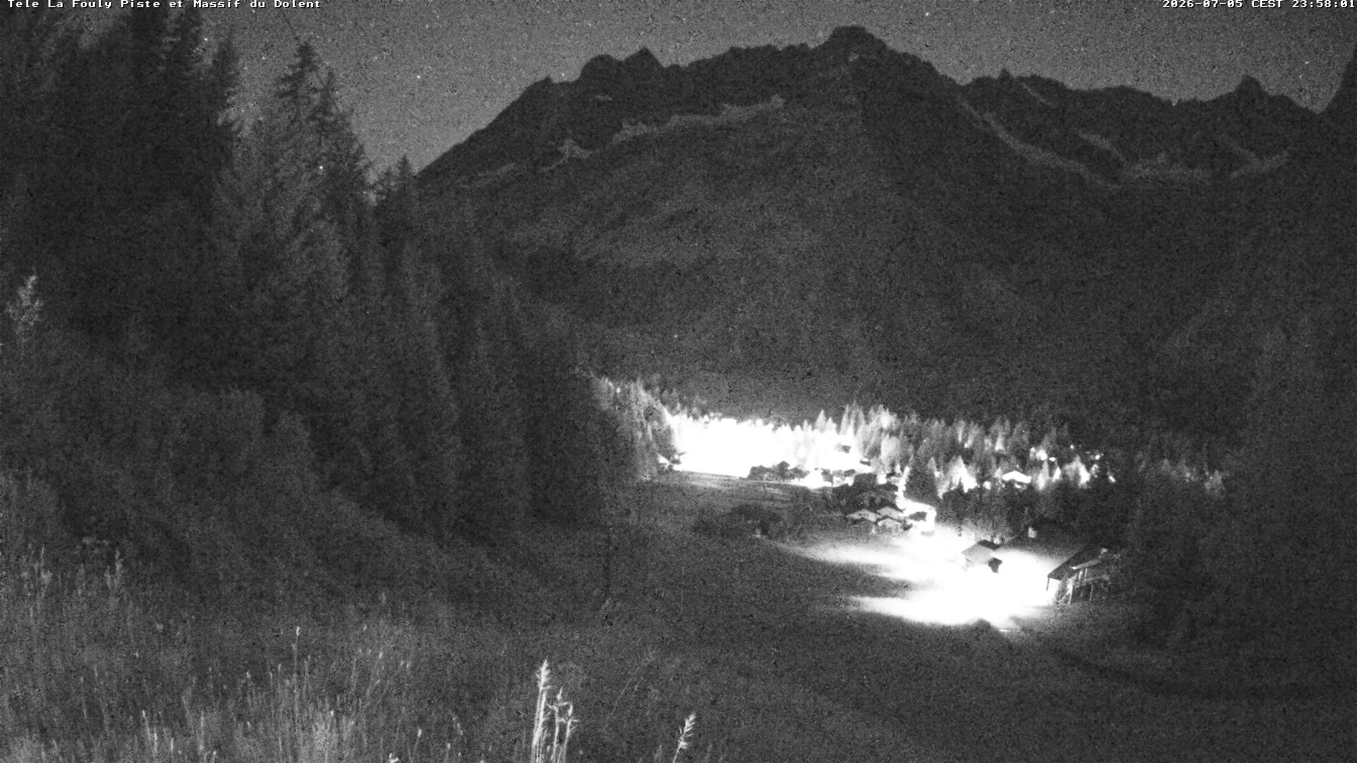 La Fouly › Südwesten: Glacier de l'A Neuve - Mont Dolent - Mont Blanc massif