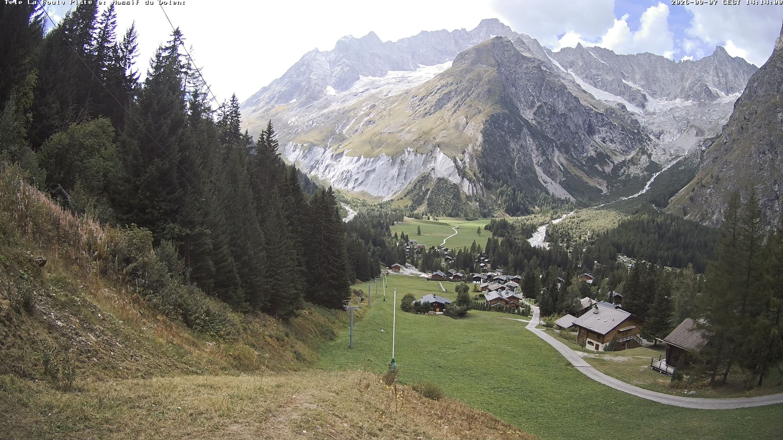 La Fouly › Südwesten: Glacier de l'A Neuve - Mont Dolent - Mont Blanc massif