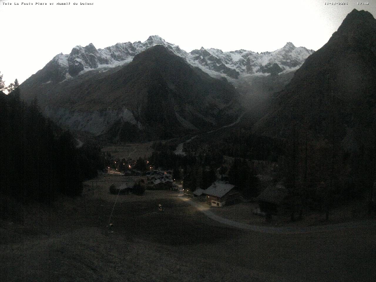 La Fouly › Süd-West: Glacier de l'A Neuve - Mont Dolent - Mont Blanc massif