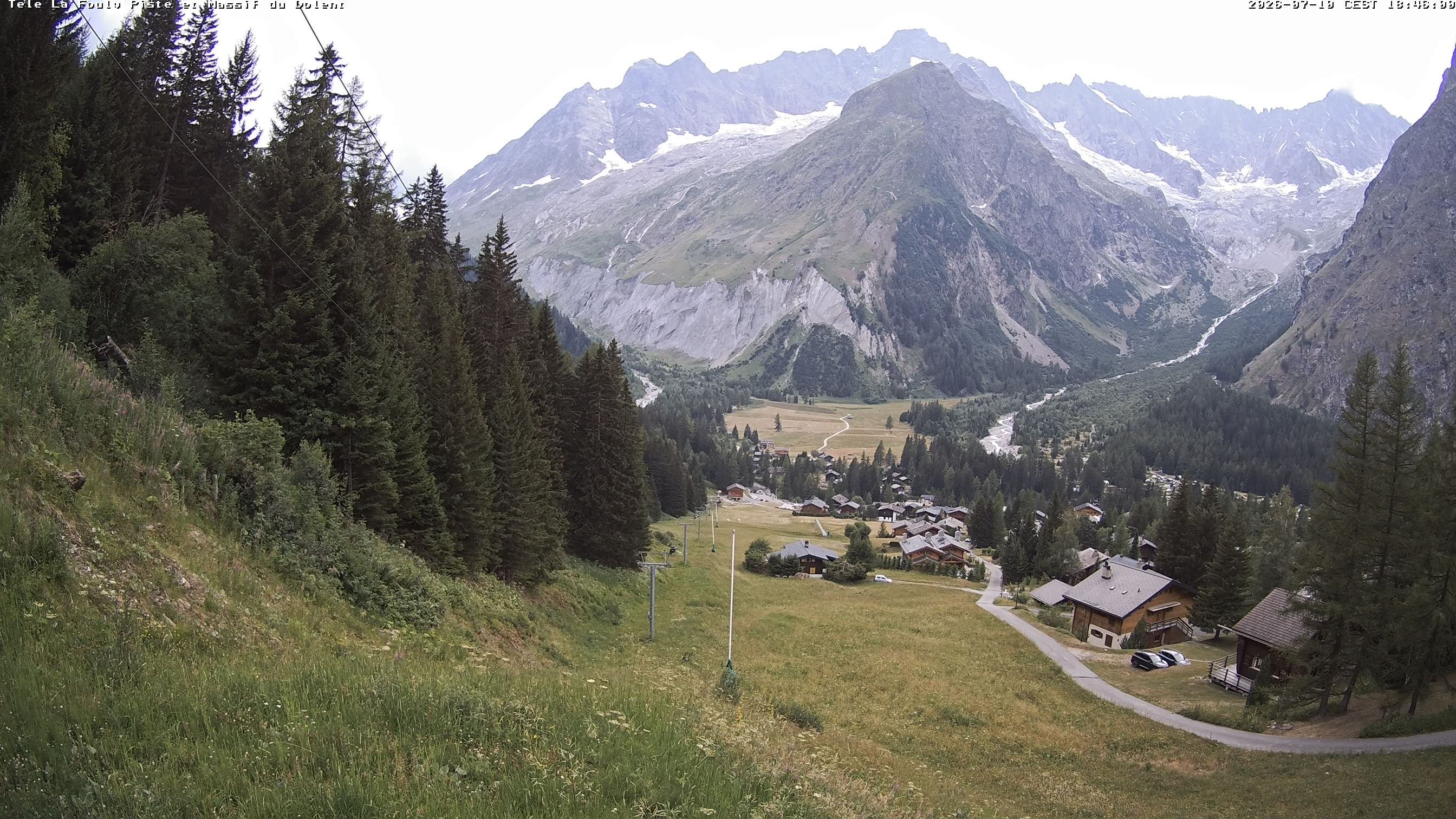 La Fouly › Südwesten: Glacier de l'A Neuve - Mont Dolent - Mont Blanc massif
