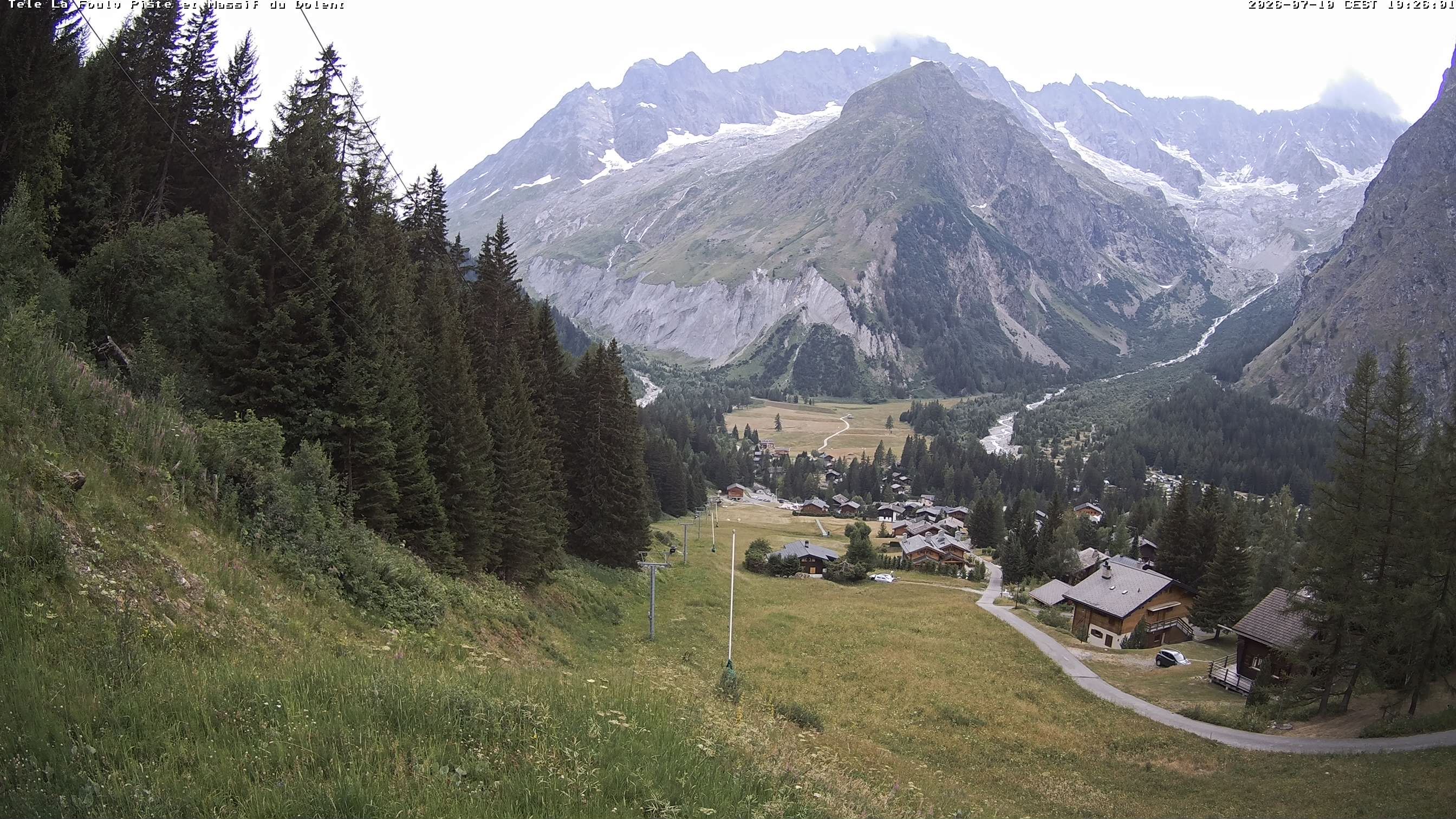 La Fouly › Südwesten: Glacier de l'A Neuve - Mont Dolent - Mont Blanc massif