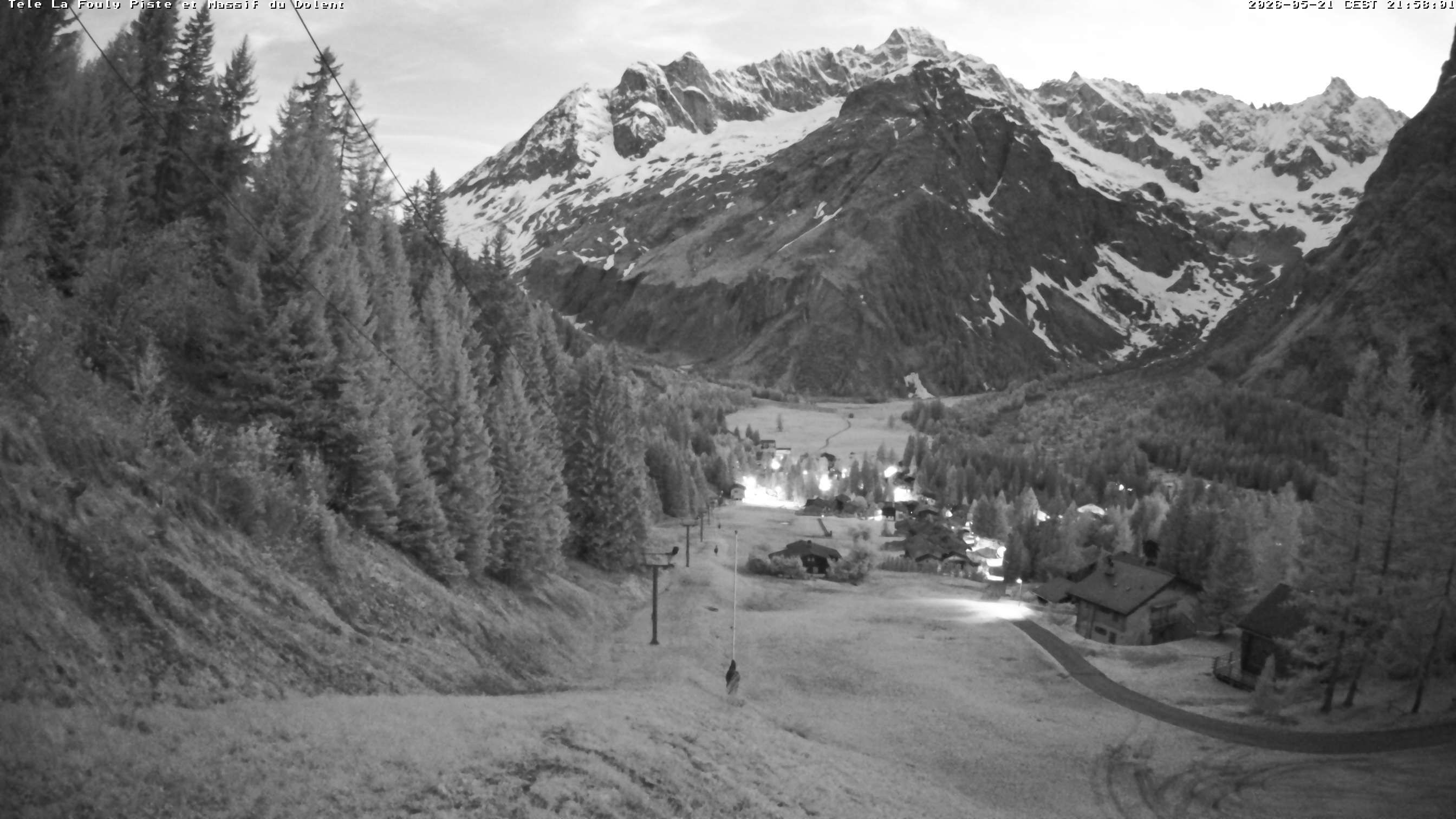 La Fouly › Südwesten: Glacier de l'A Neuve - Mont Dolent - Mont Blanc massif