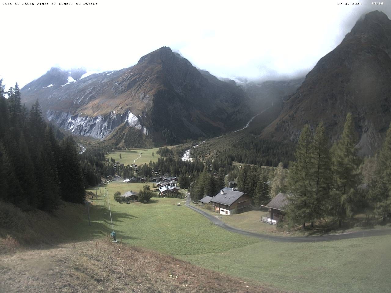 La Fouly › Süd-West: Glacier de l'A Neuve - Mont Dolent - Mont Blanc massif