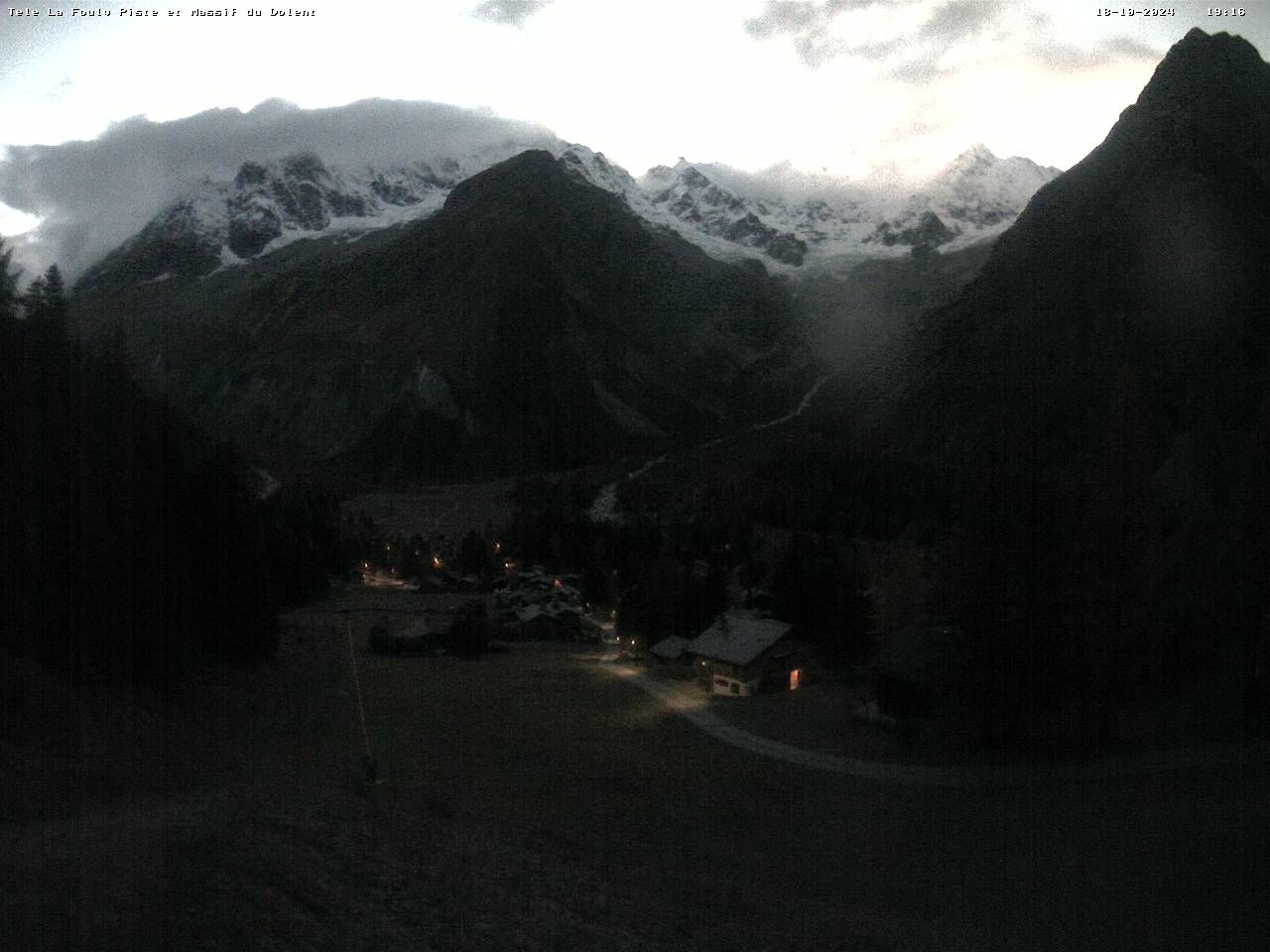 La Fouly › Süd-West: Glacier de l'A Neuve - Mont Dolent - Mont Blanc massif