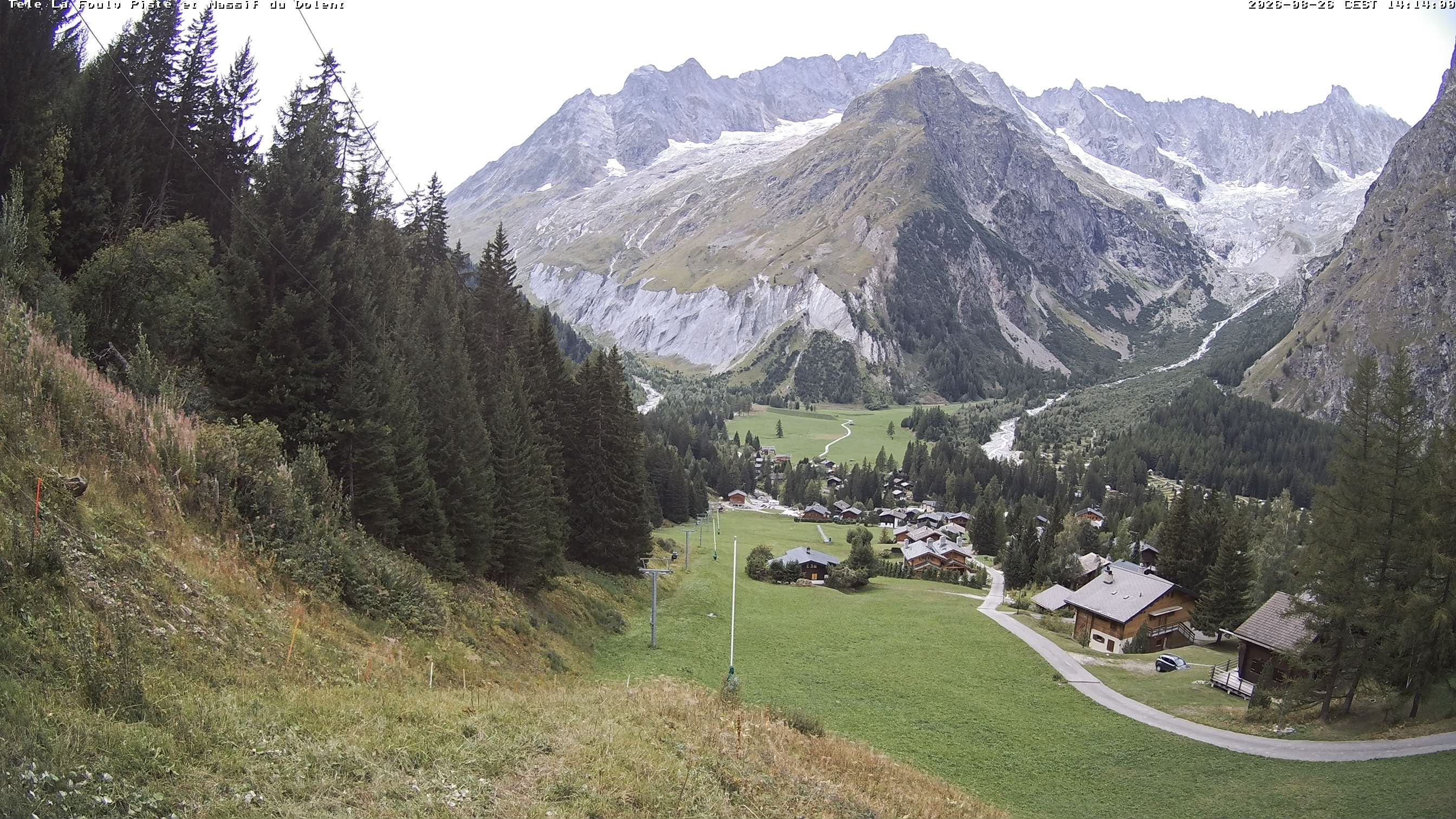 La Fouly › Südwesten: Glacier de l'A Neuve - Mont Dolent - Mont Blanc massif