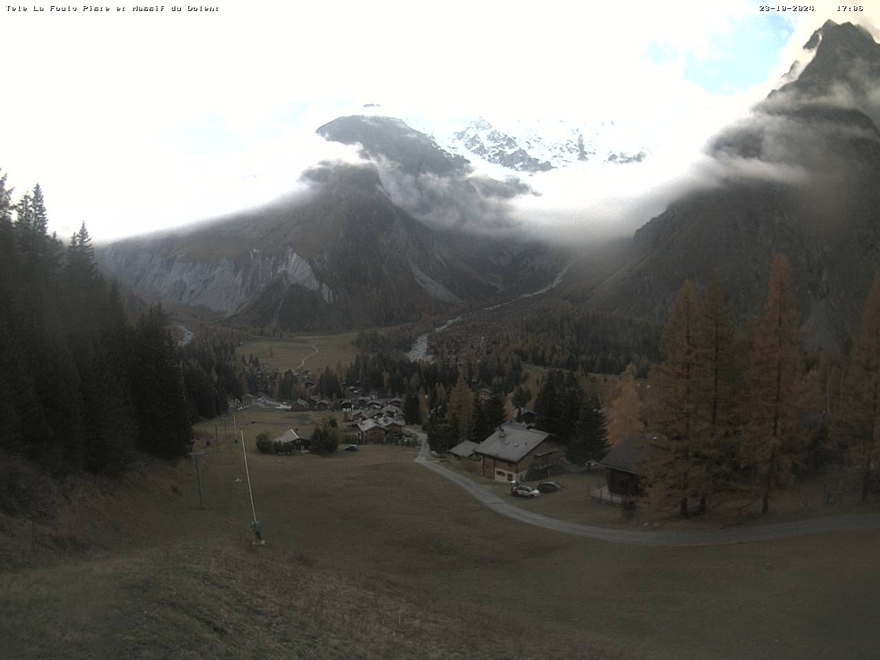 La Fouly › Süd-West: Glacier de l'A Neuve - Mont Dolent - Mont Blanc massif