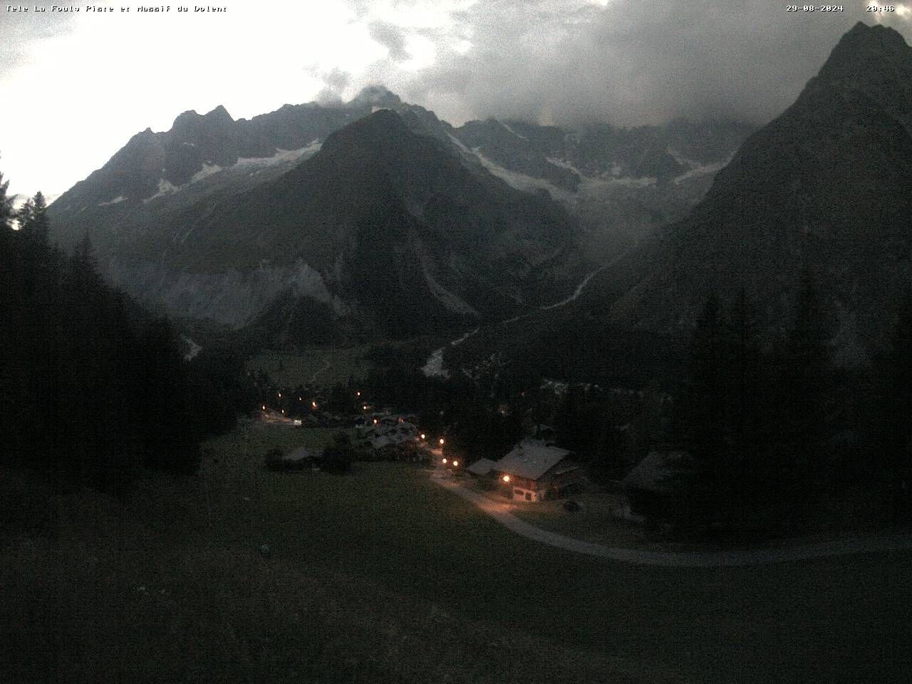 La Fouly › Süd-West: Glacier de l'A Neuve - Mont Dolent - Mont Blanc massif