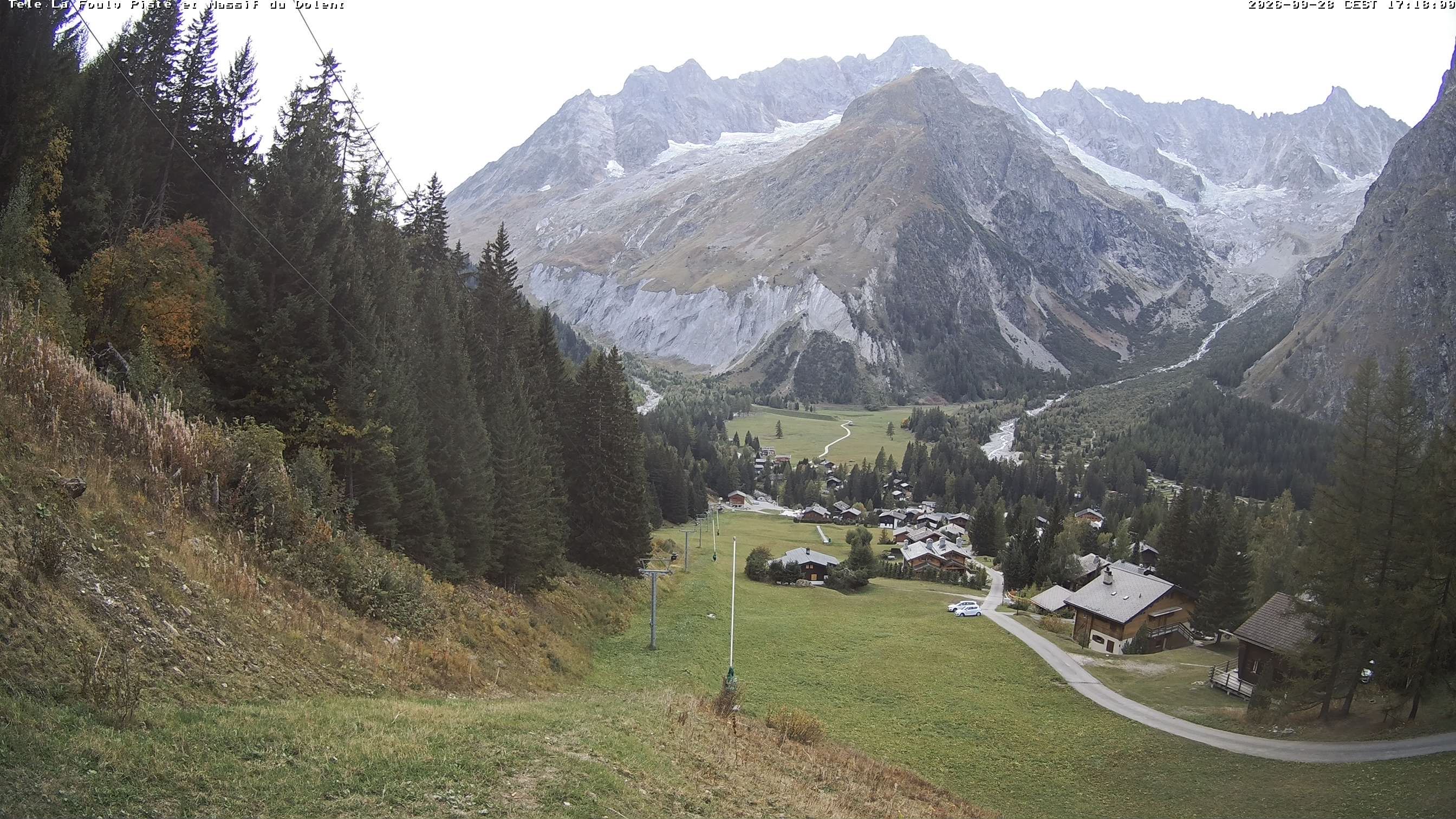 La Fouly › Südwesten: Glacier de l'A Neuve - Mont Dolent - Mont Blanc massif